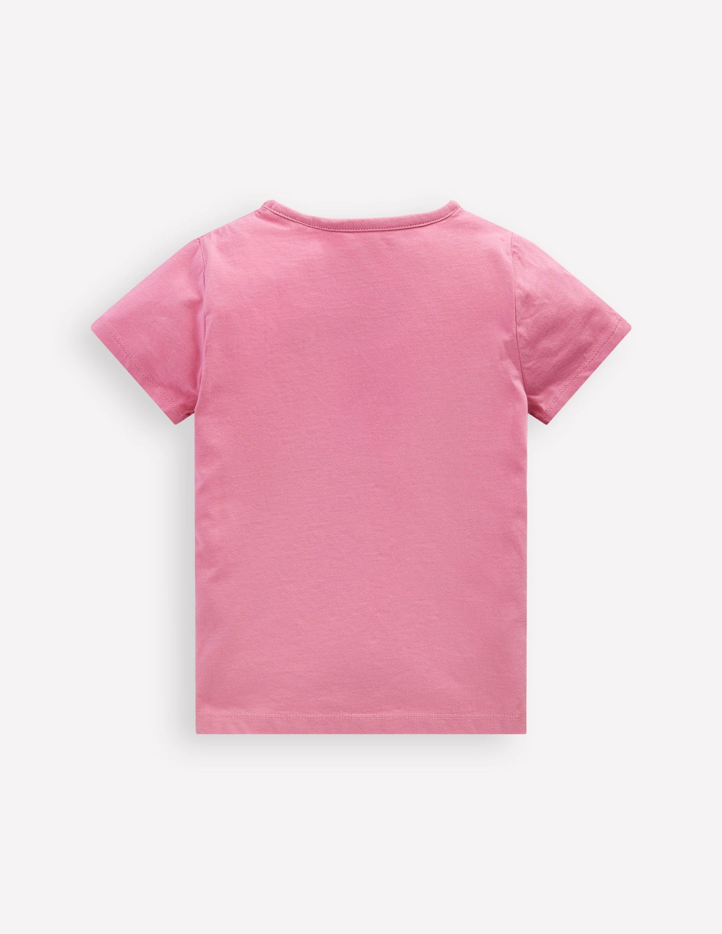 Short Sleeve Appliqué T-shirt-Formica Pink Stationary Pets