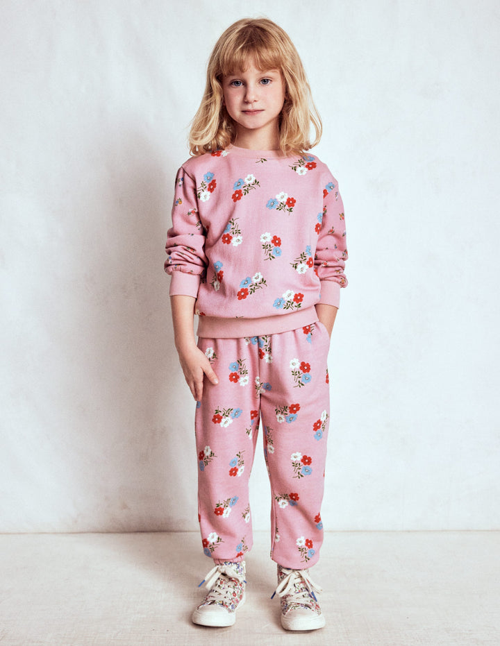 Printed Sweatshirt-Hotchpotch Floral