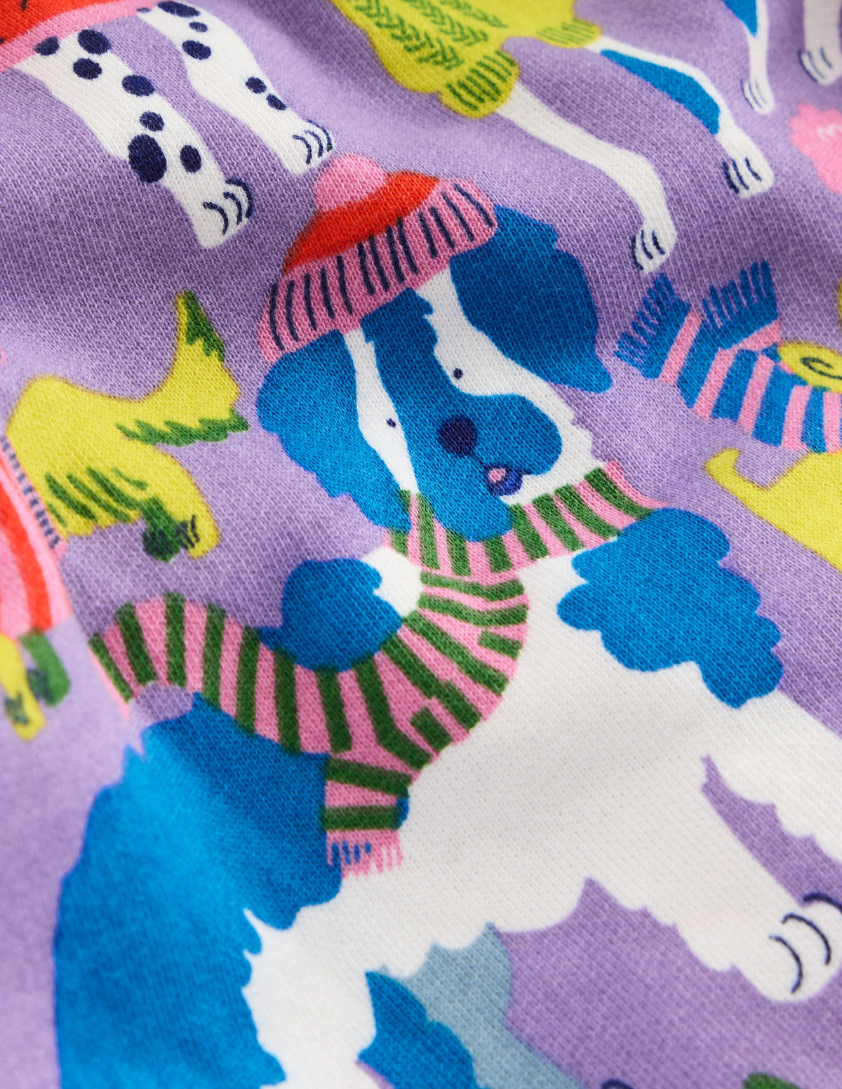 Printed Sweatshirt-Cosy Pups - Image 5