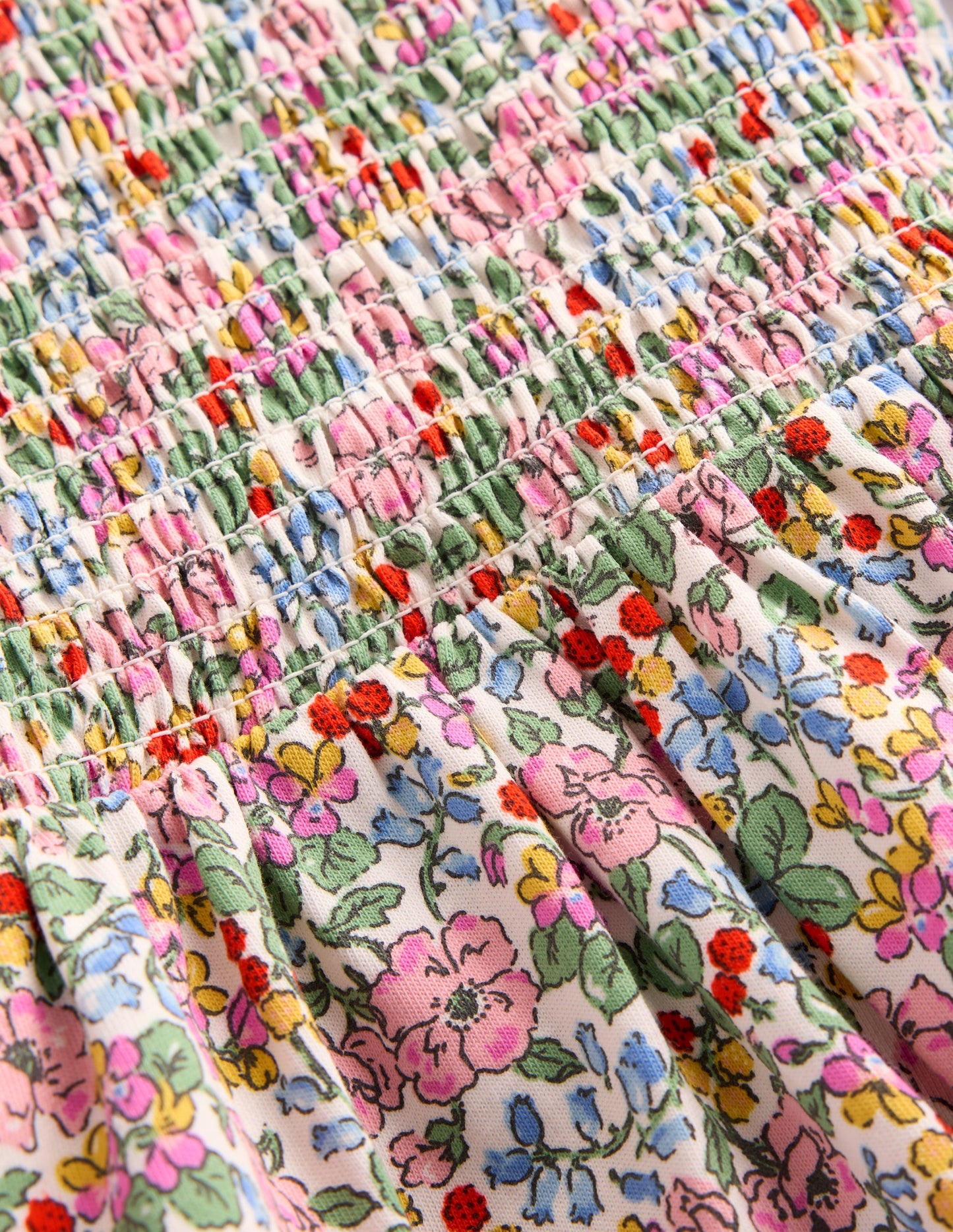 Aurora Long Sleeve Dress-Soft Ivory Berry Floral