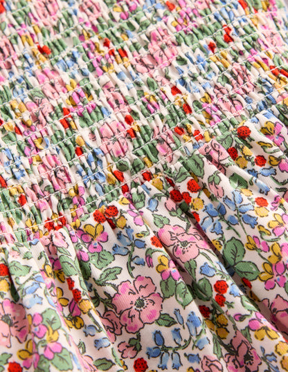 Aurora Long Sleeve Dress-Soft Ivory Berry Floral-3