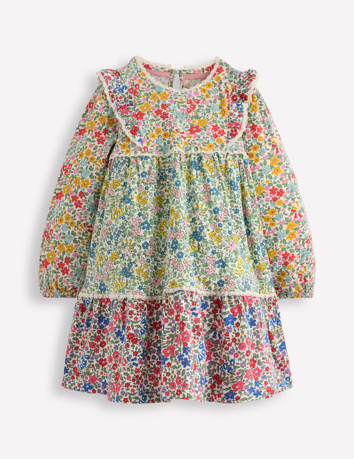 Hotchpotch Jersey Dress-Hotchpotch Flowerbed - Image 1