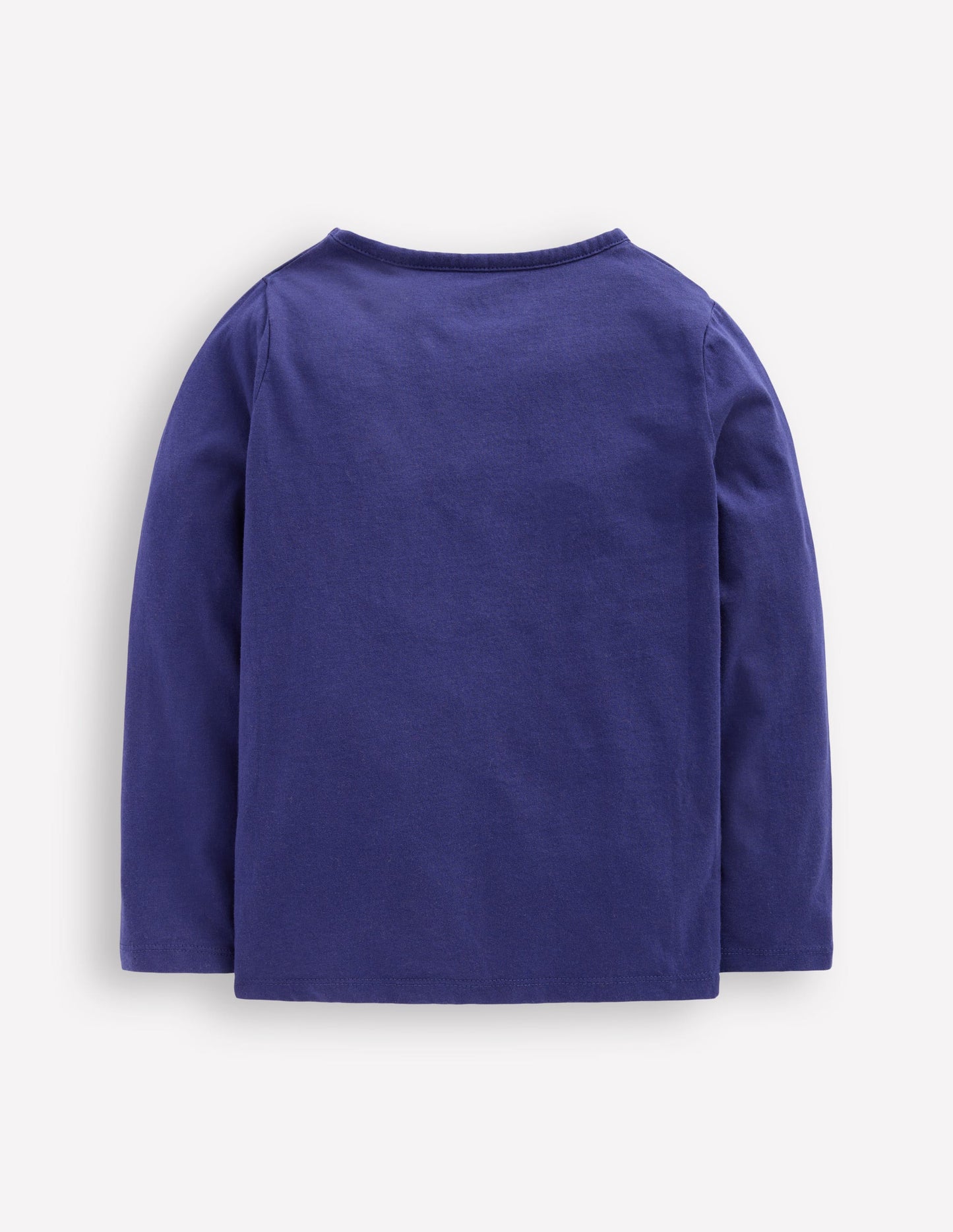 Long Sleeve Bouclé T-shirt-Starboard Blue Unicorn