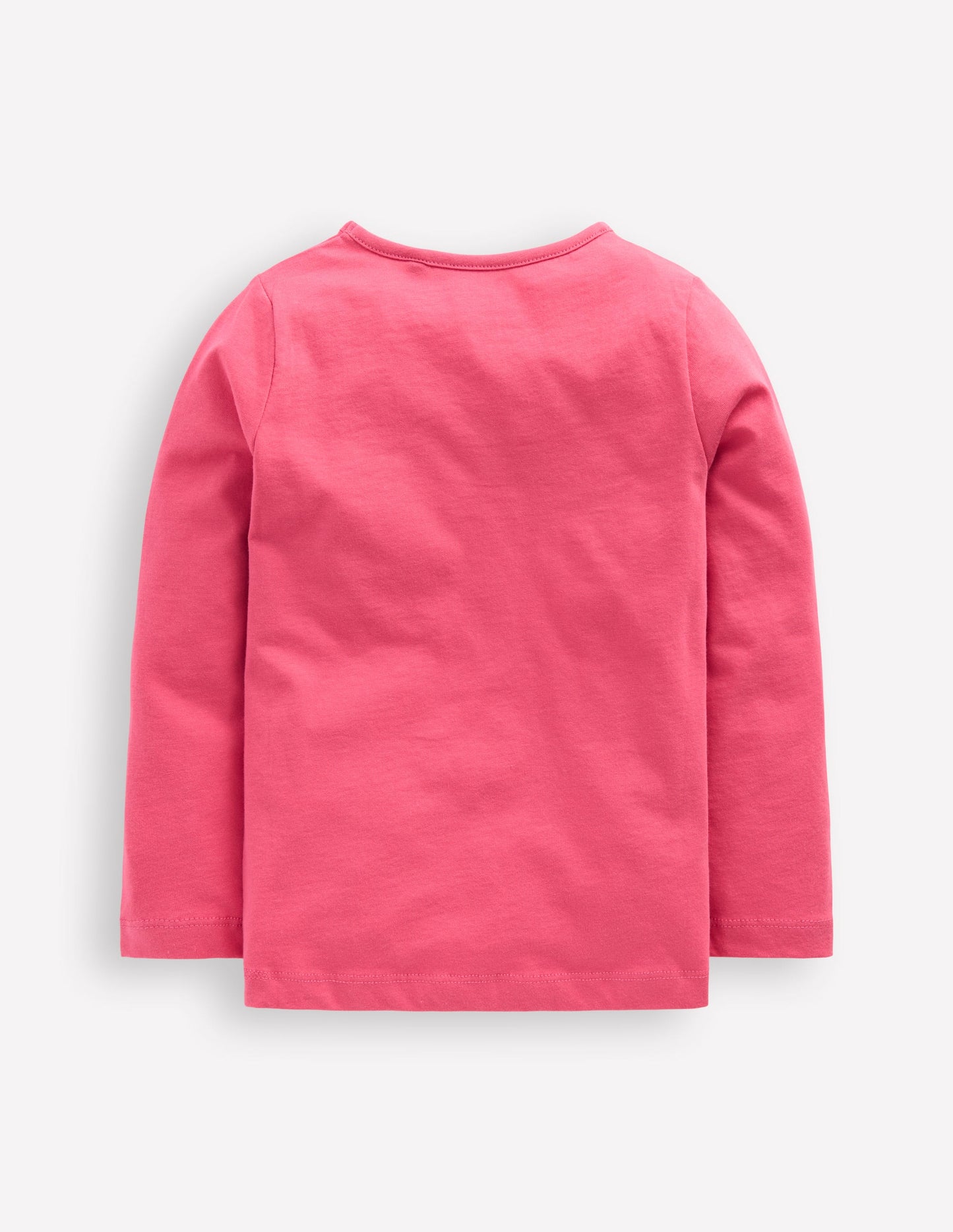 Long Sleeve Riso T-Shirt-Rose Pink Butterflies