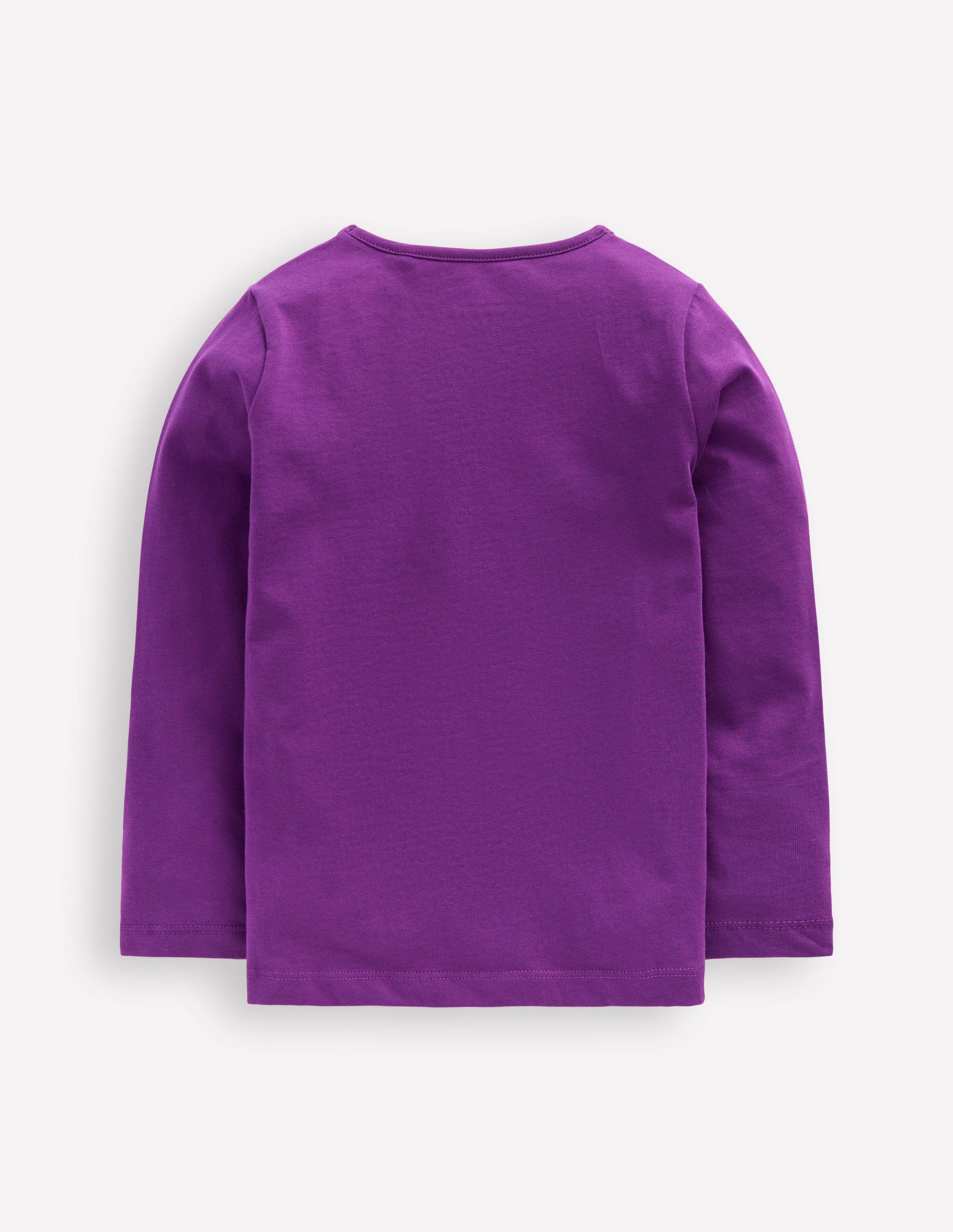 Long Sleeve Riso T-Shirt-Viola Purple Ghosts-2