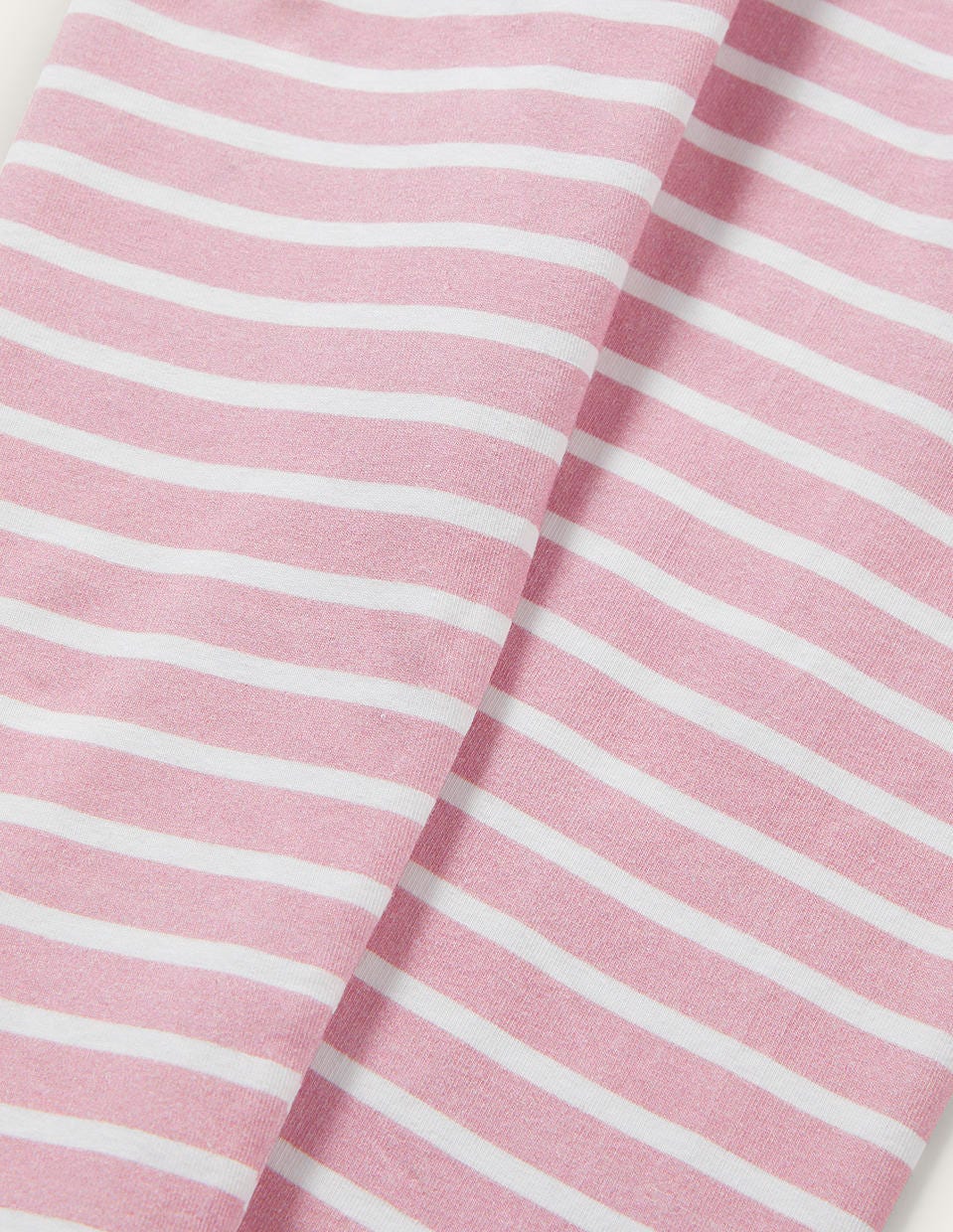 Fun Leggings-Formica Pink/Ivory Stripe