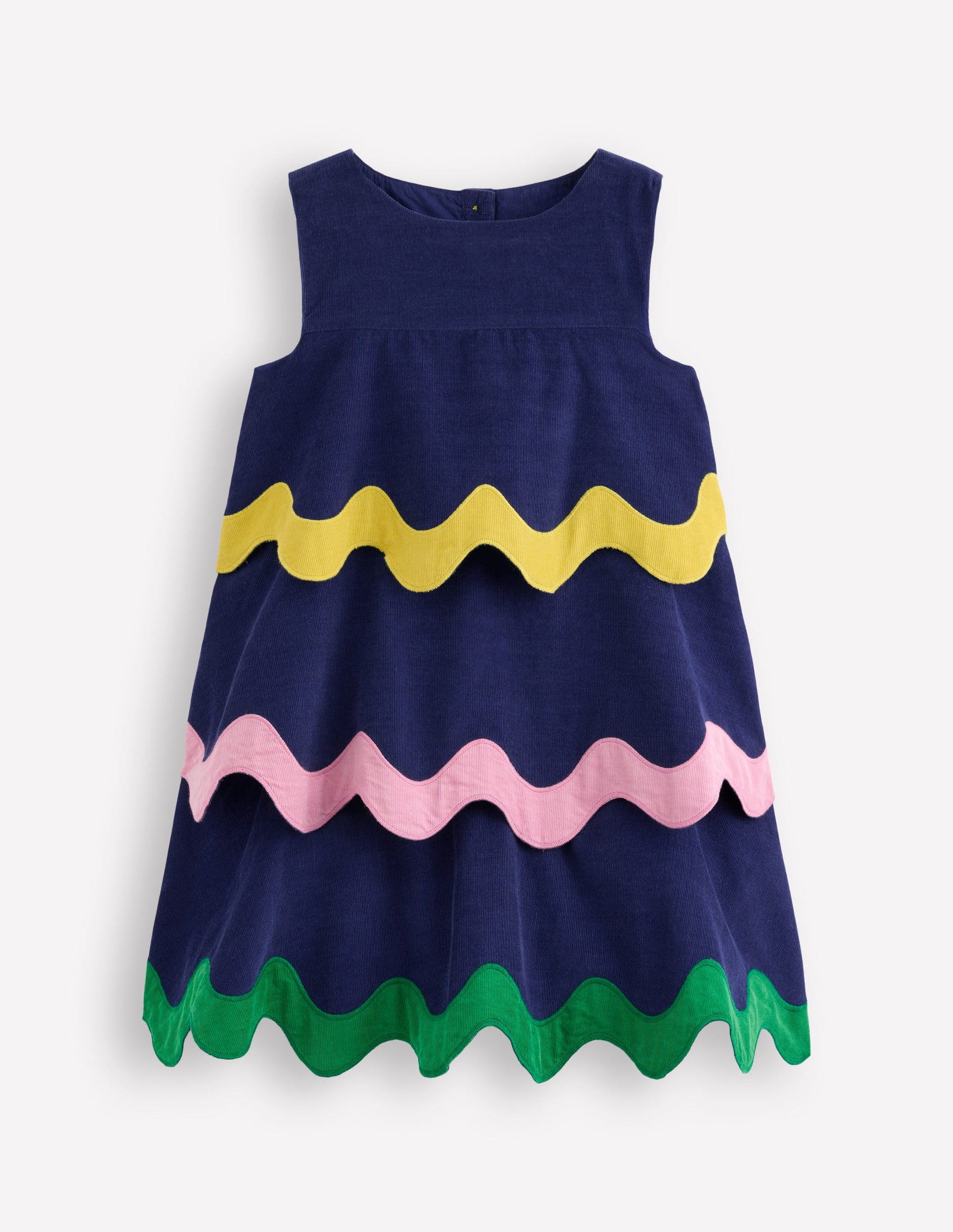 Corduroy Pencil Dress-Sapphire Blue-1