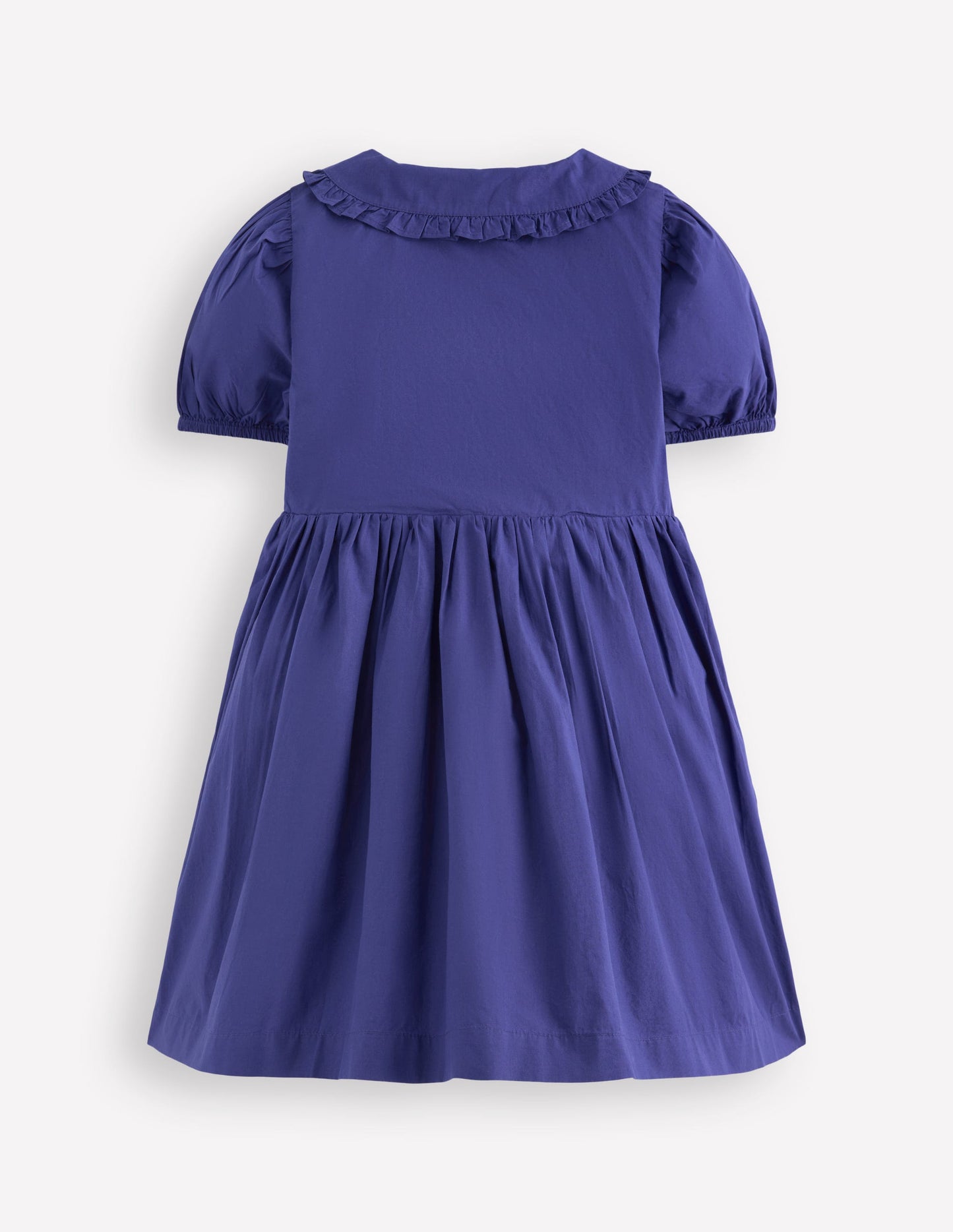 Appliqué Bow Shirt Dress-Starboard Blue Bows