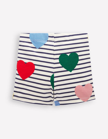 Cartwheel Shorts-Multi Heart Stripe-2