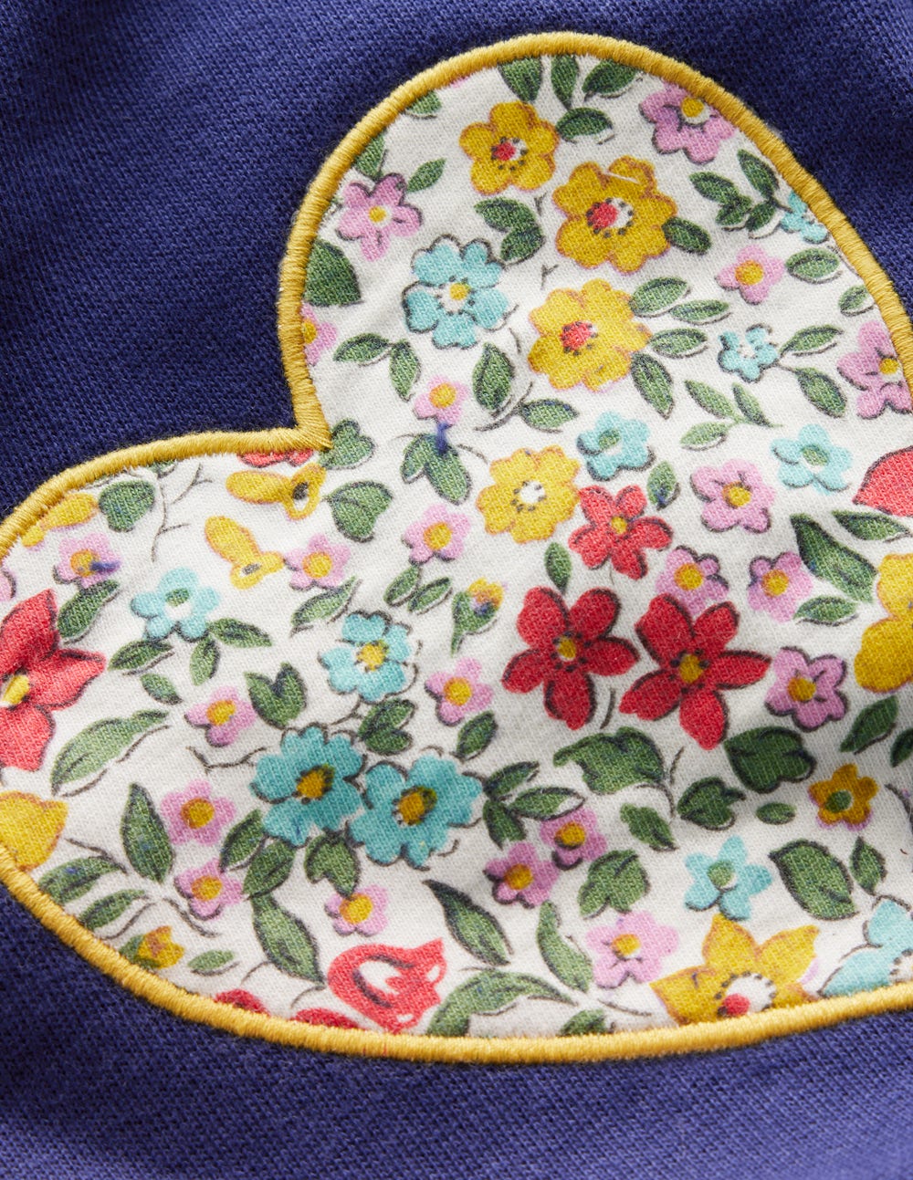 Bobbie Appliqué Joggers-Starboard Blue Hearts-3