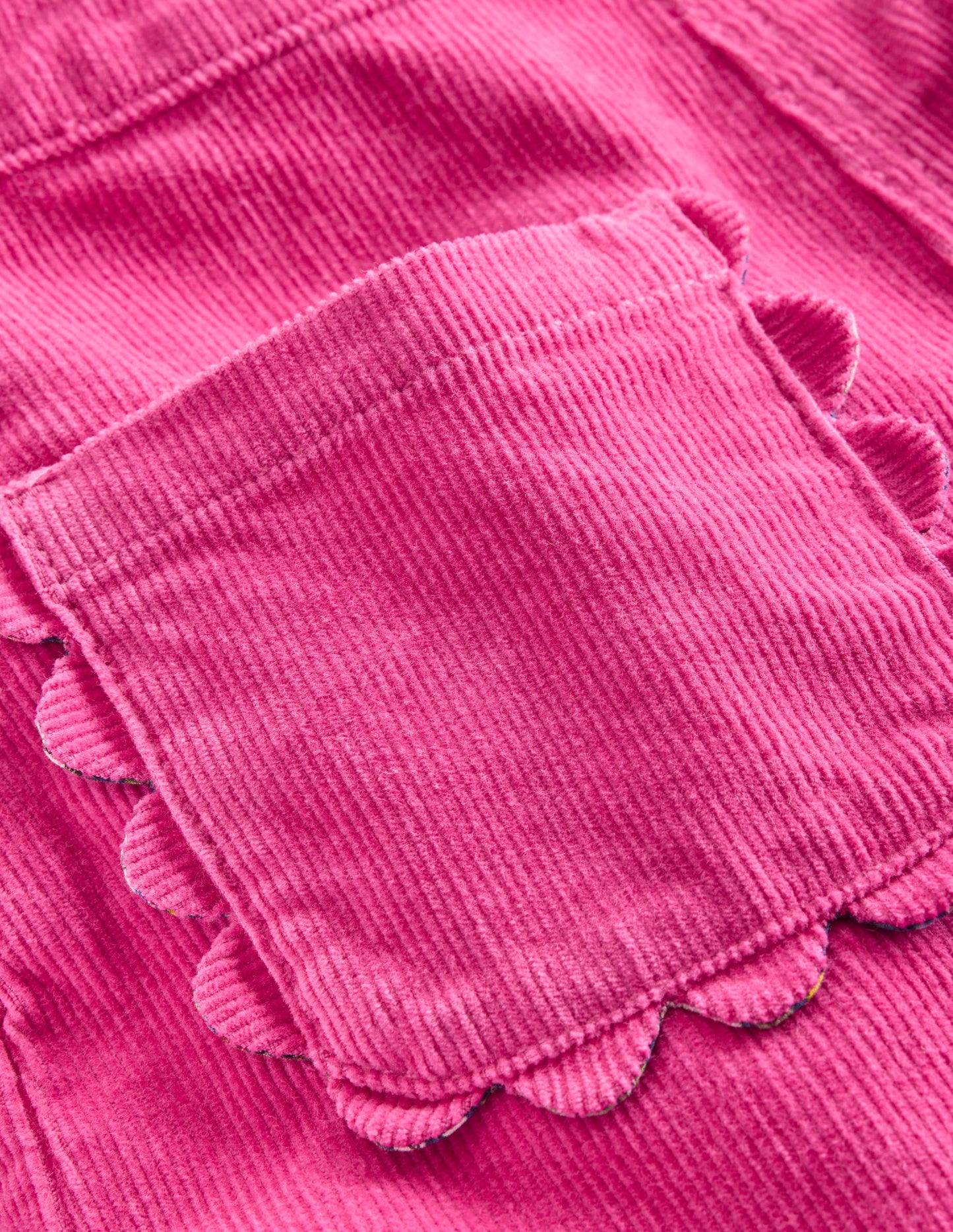 Frill Dungarees-Raspberry Pink