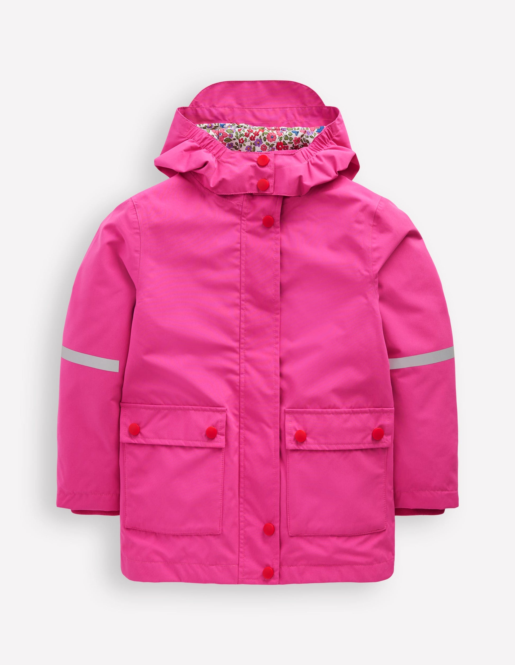 Waterproof Fisherman's Jacket-Raspberry Pink-1