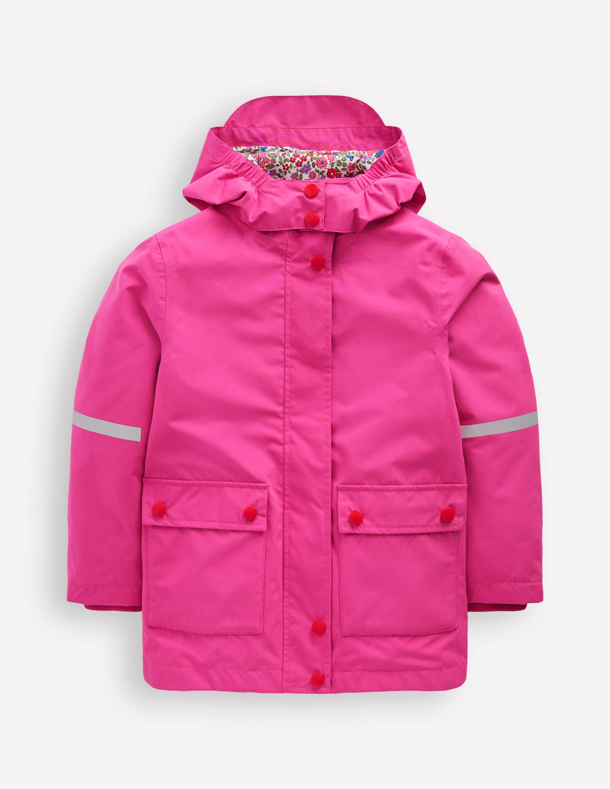 Waterproof Fisherman's Jacket-Raspberry Pink - Image 1