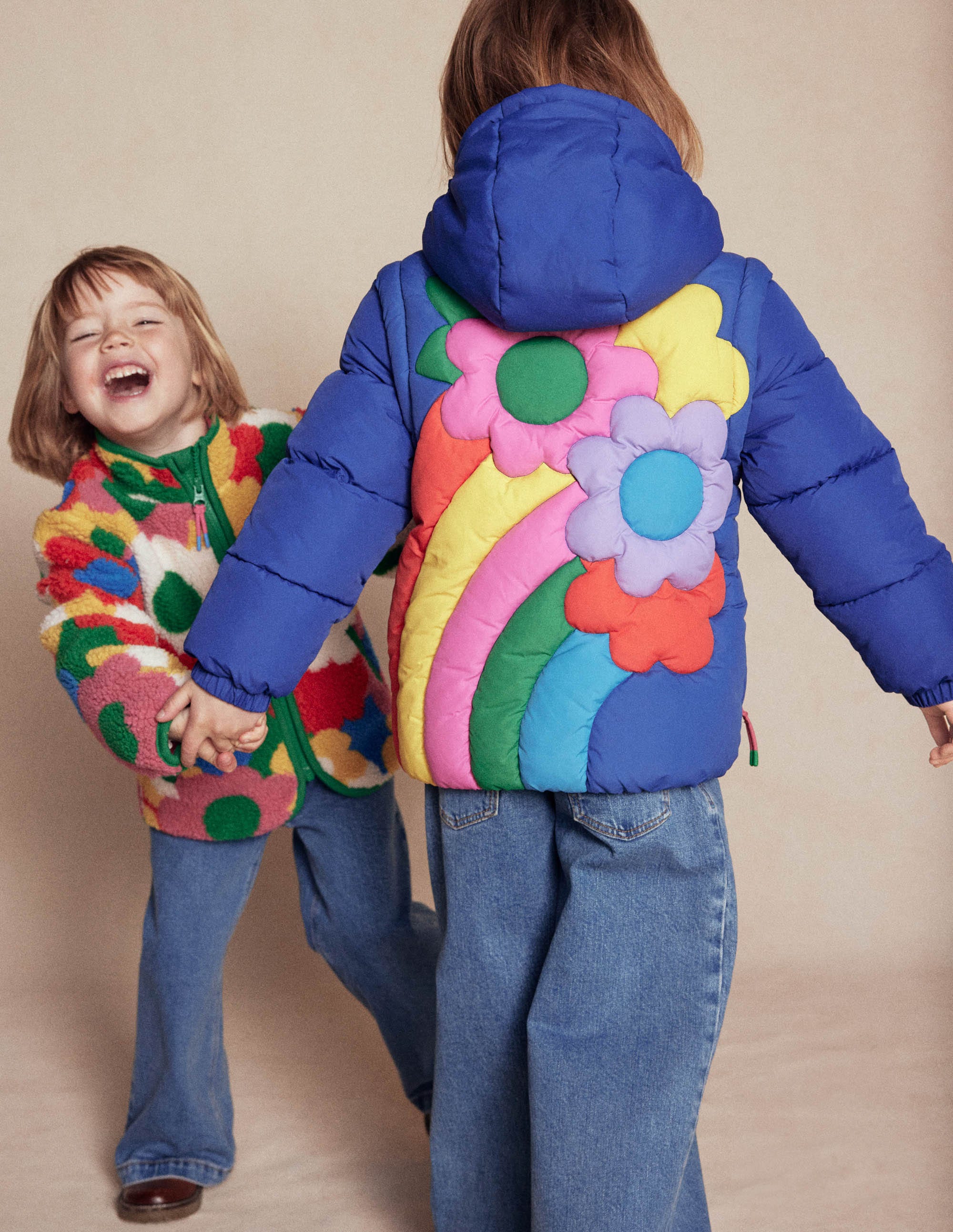 2-in-1 Padded Coat-Starboard Blue Rainbow - Image 6