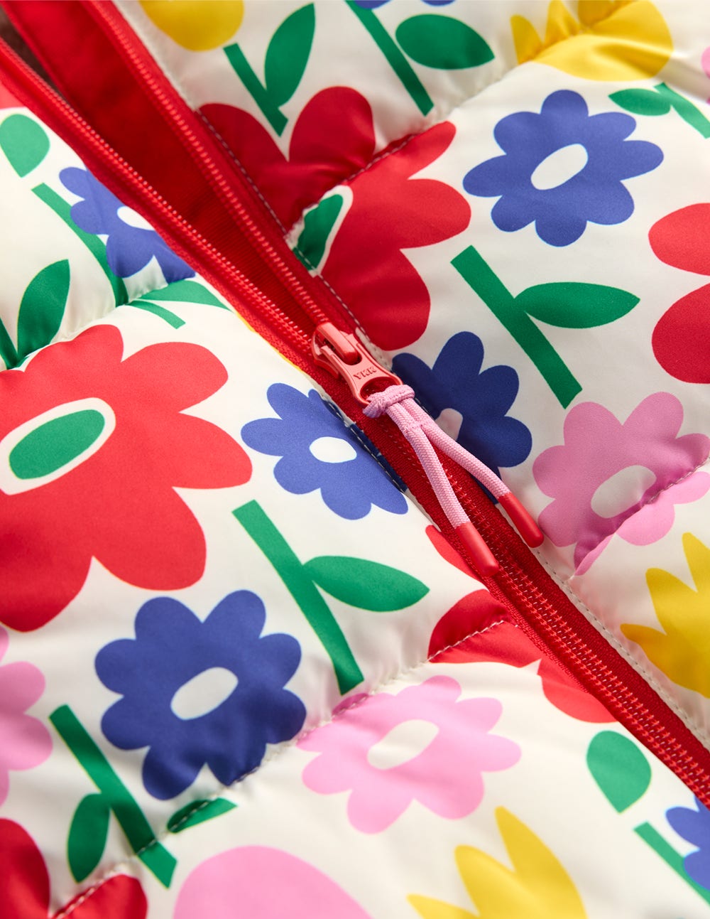 2-in-1 Padded Coat-Multi Pop Flower-3