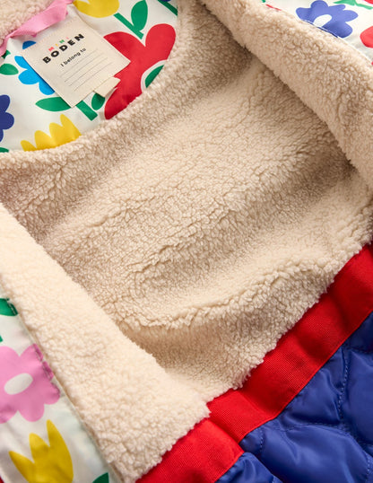 2-in-1 Padded Coat-Multi Pop Flower-5