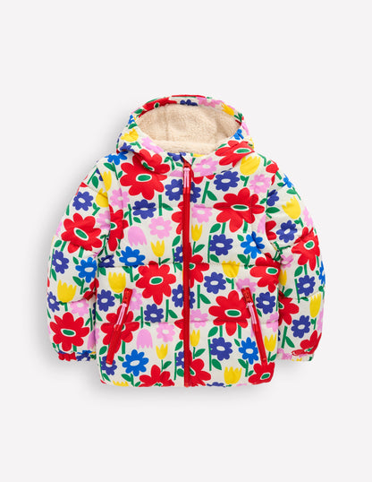 2-in-1 Padded Coat-Multi Pop Flower-1