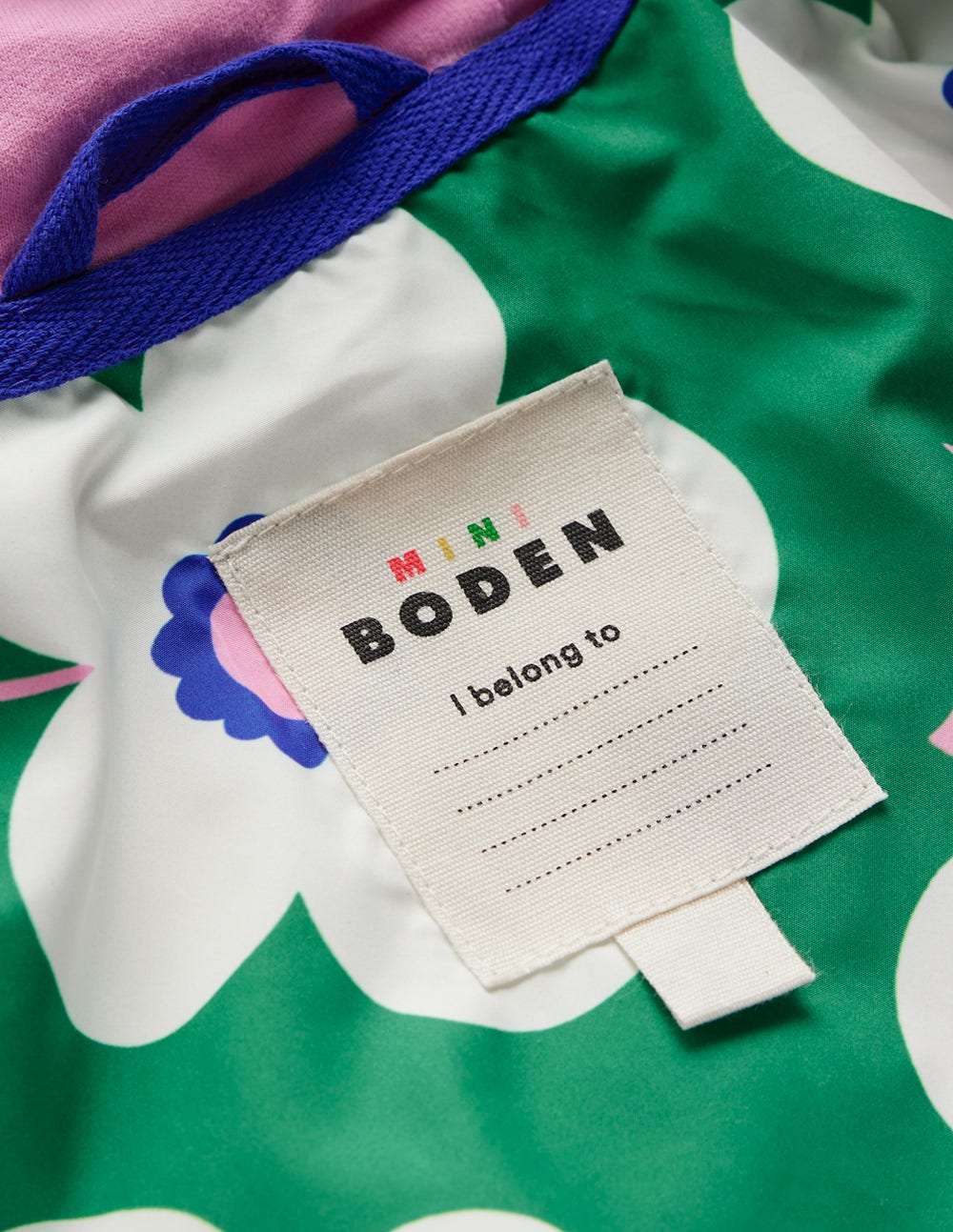 Janie Borg Mix Jacket-Rich Emerald Green Giant Daisy