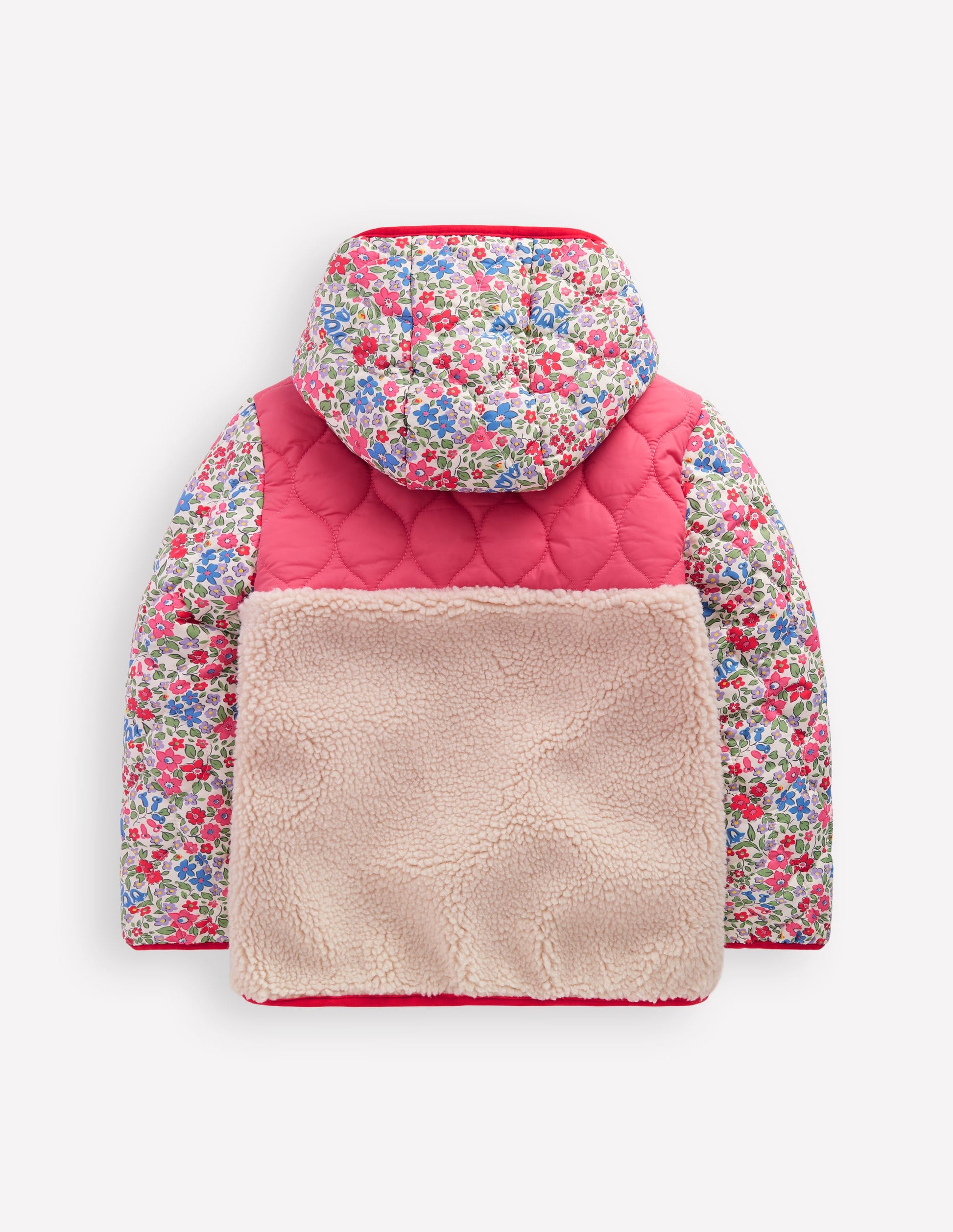 Janie Borg Mix Jacket-Rose Pink Flowerbed-2