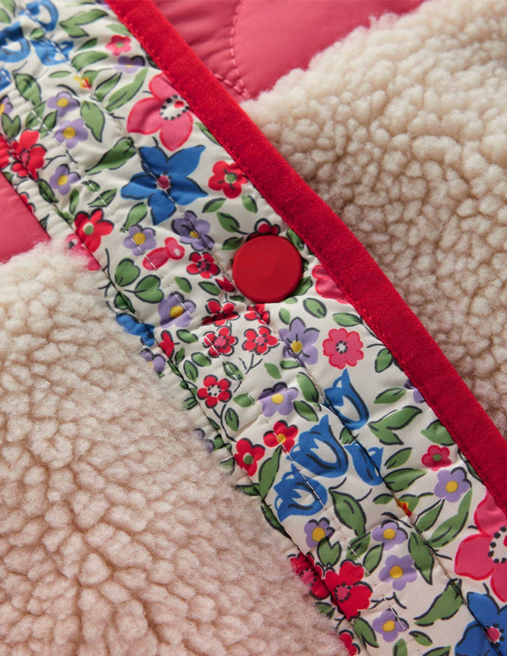 Janie Borg Mix Jacket-Rose Pink Flowerbed-3