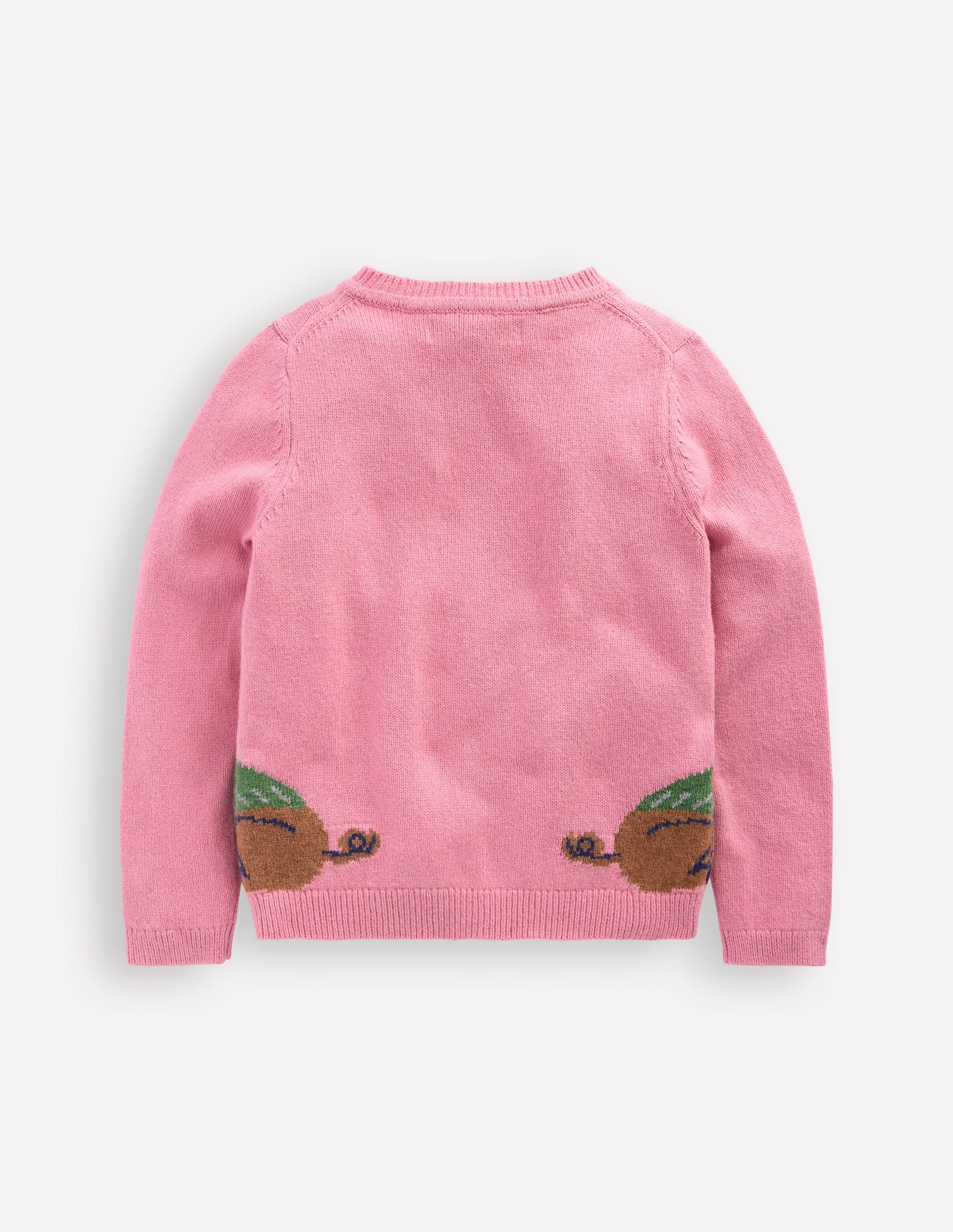 Fun Logo Cardigan-Pink Haze Frenchies-2