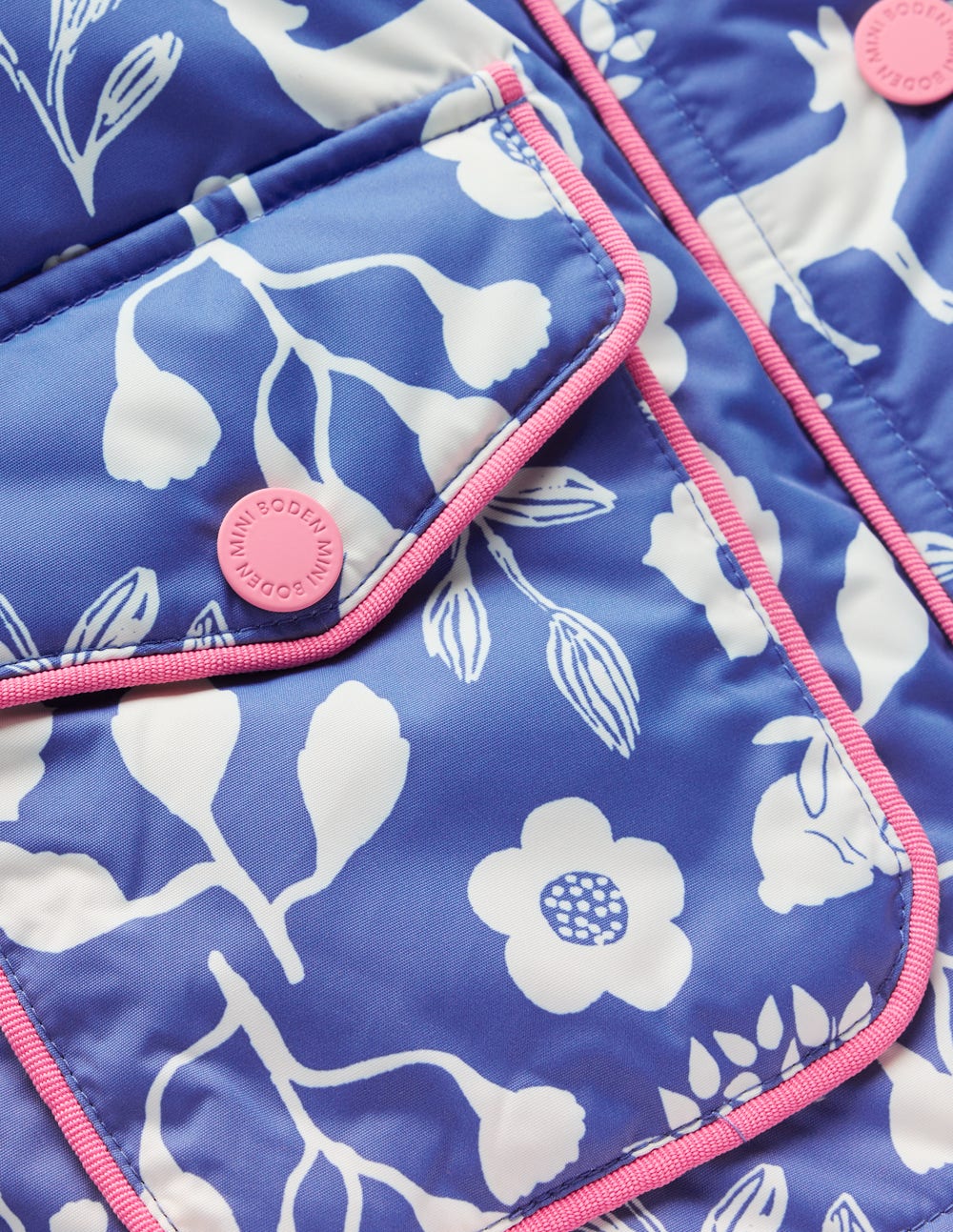 Sherpa Lined Anorak-Bluejay Woodland