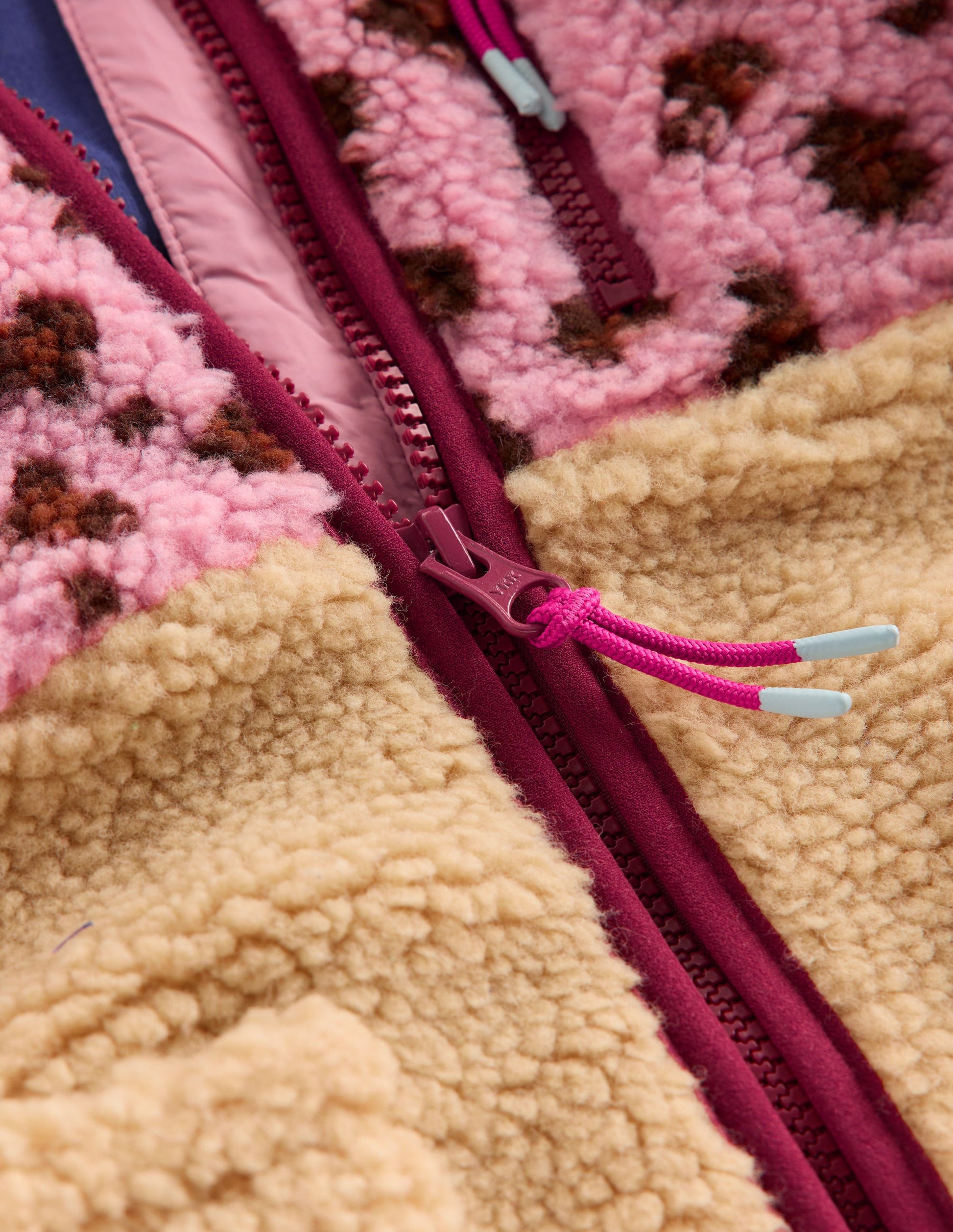 2-in-1 Borg Jacket-Pink Leopard-3