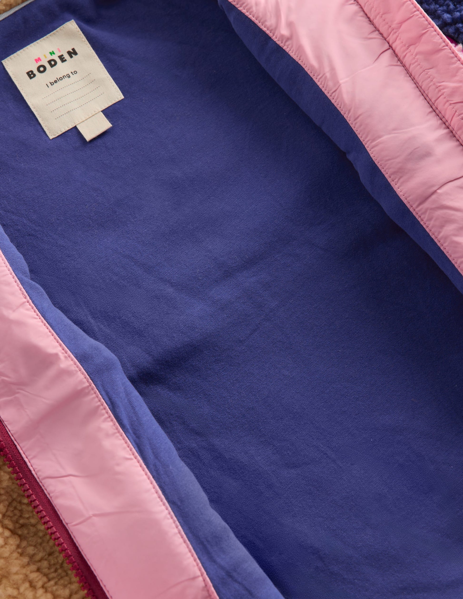 2-in-1 Borg Jacket-Pink Leopard-5