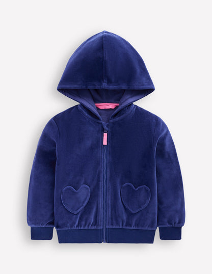 Velour Hoodie-Starboard Blue-6
