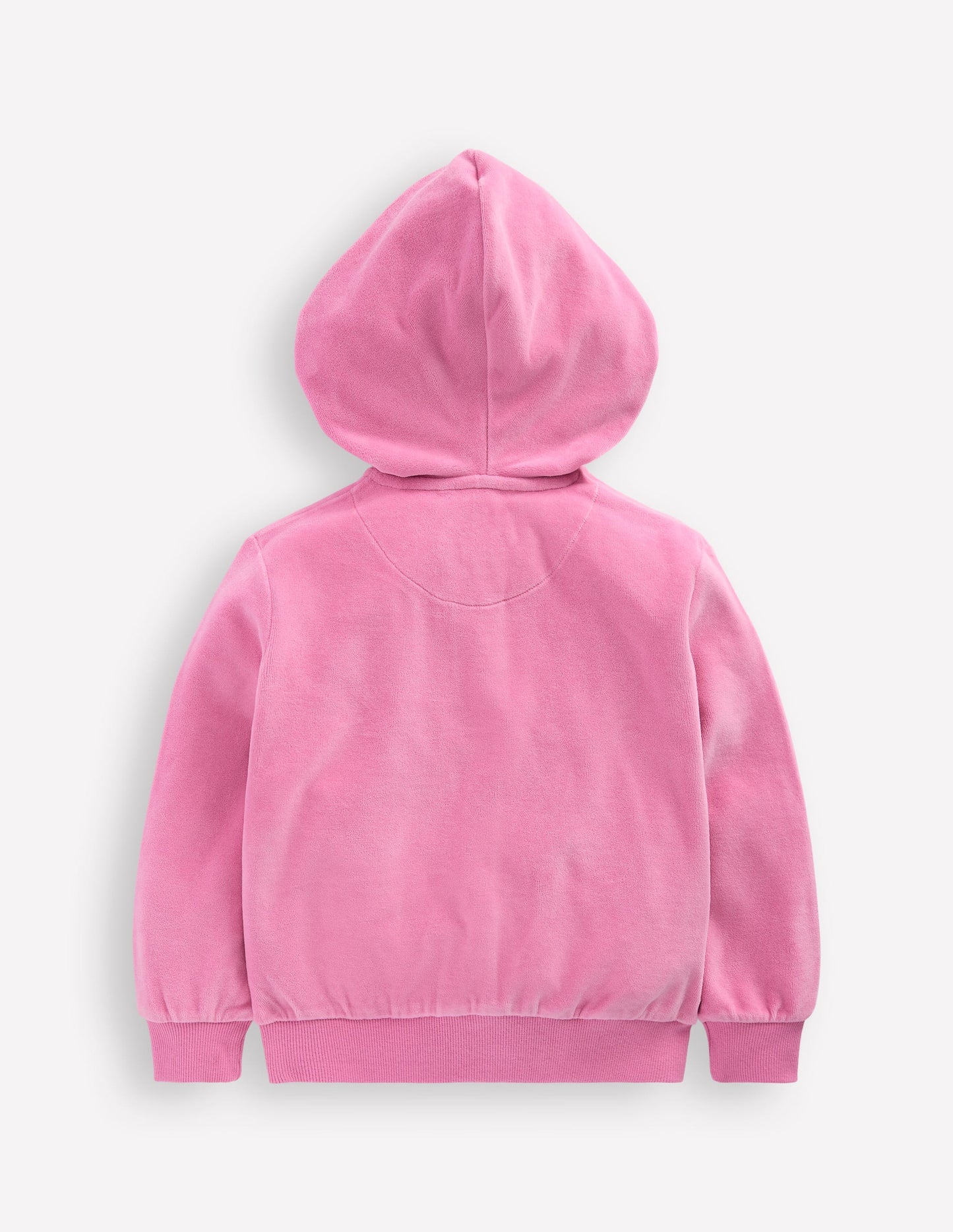 Velour Hoodie-Formica Pink