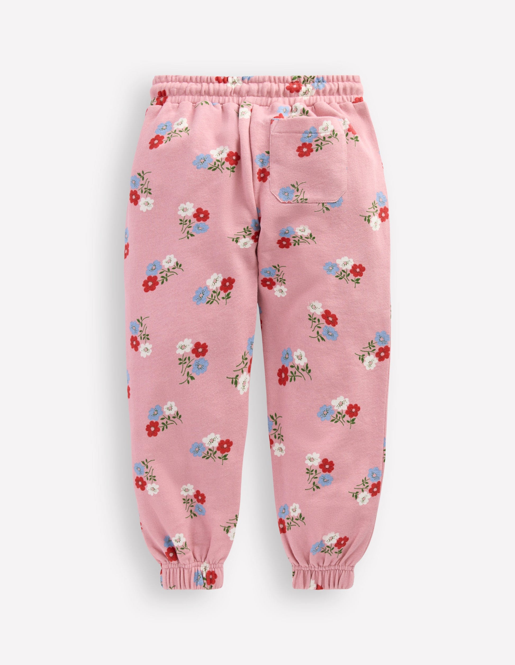 Fun Printed Jogger-Vintage Pink Posy-2