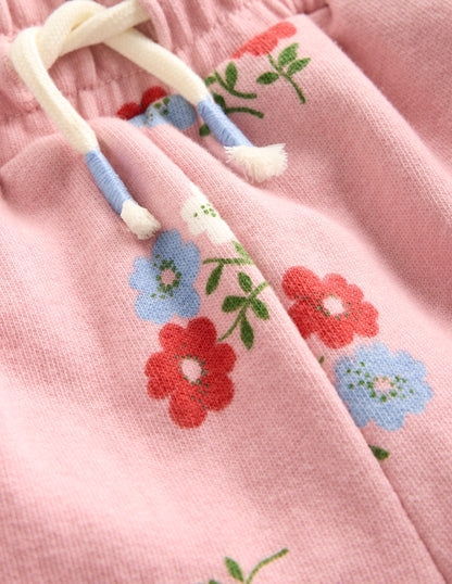 Fun Printed Jogger-Vintage Pink Posy-3