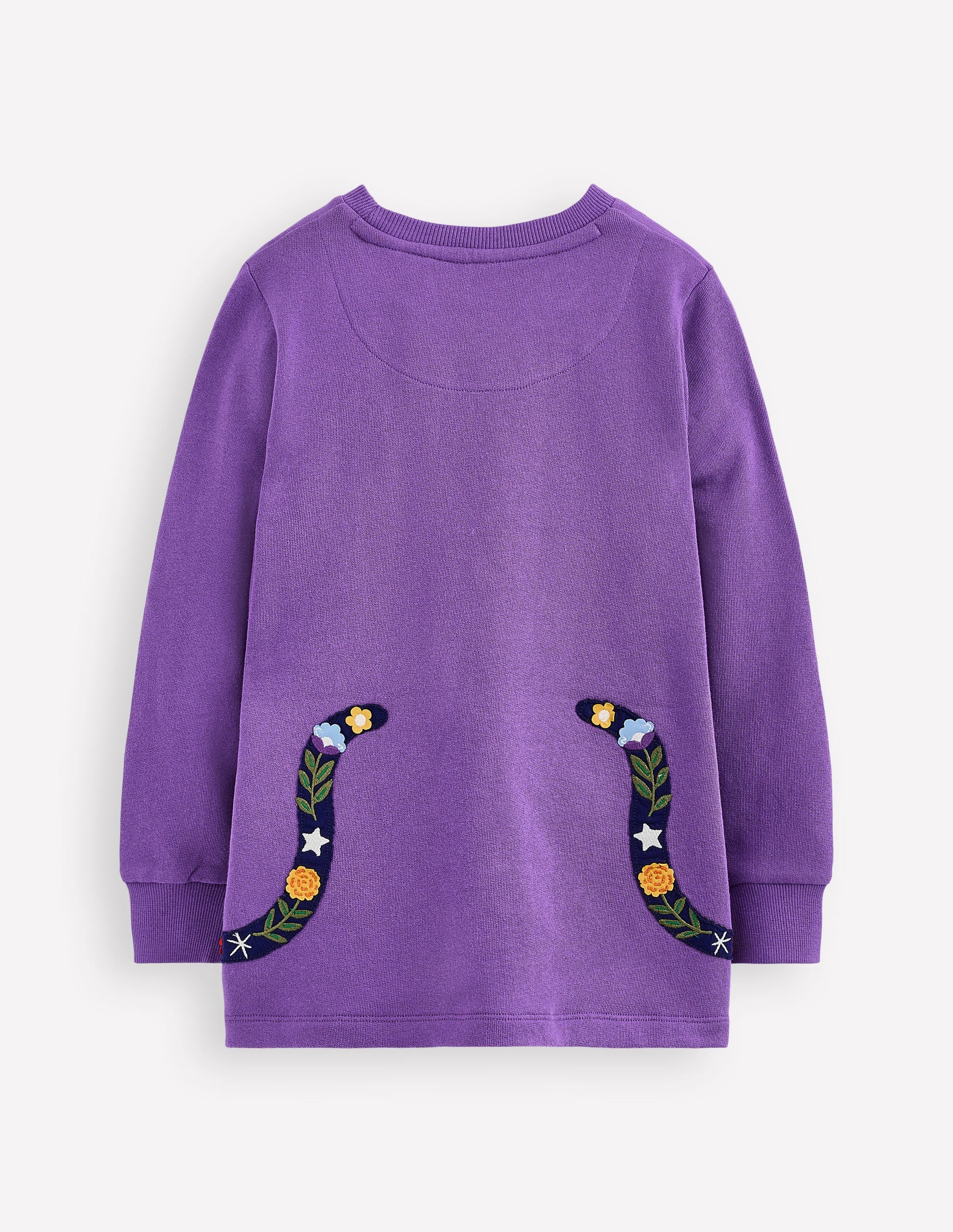 Applique Tunic-Purple Topaz Cats-2