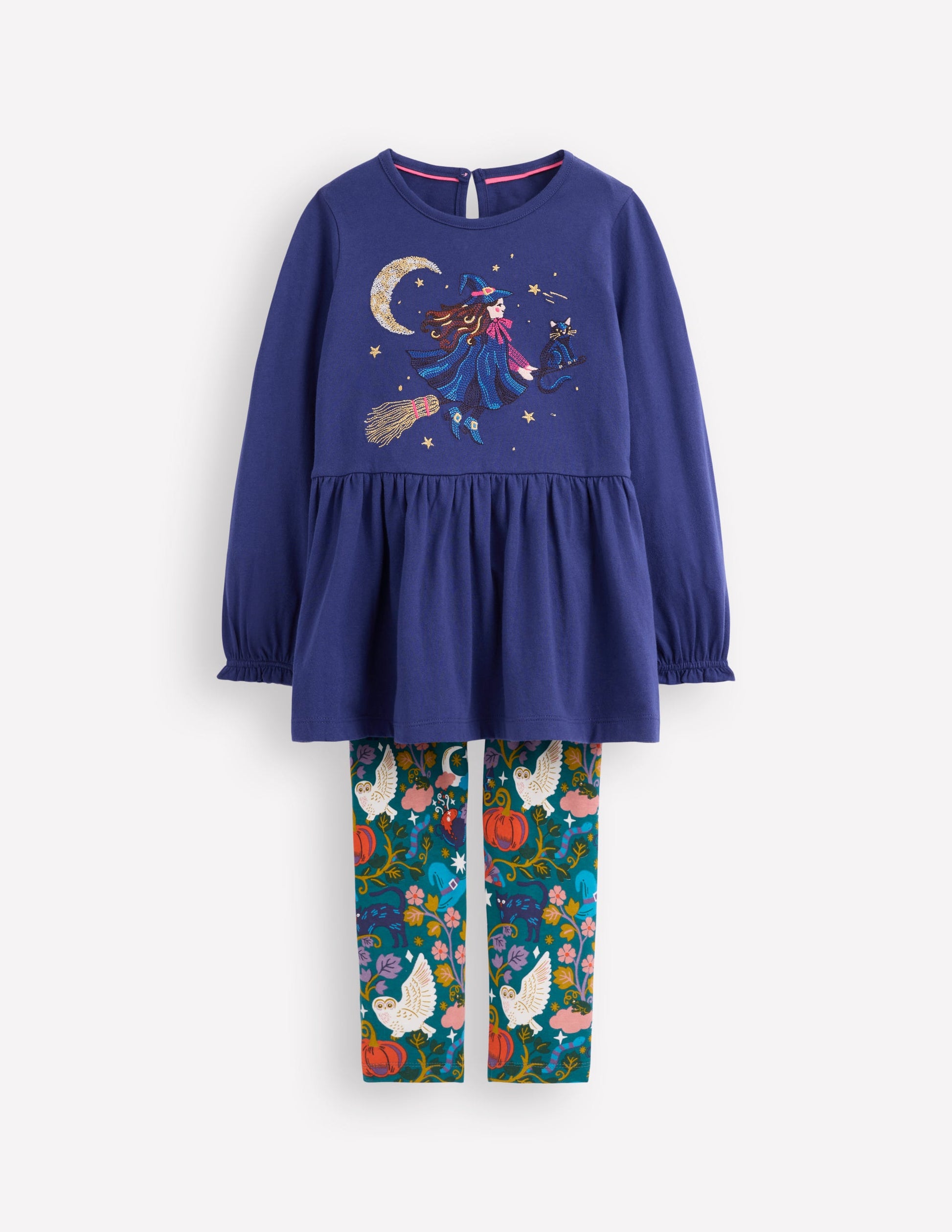 Applique Tunic Set-Starboard Blue-1