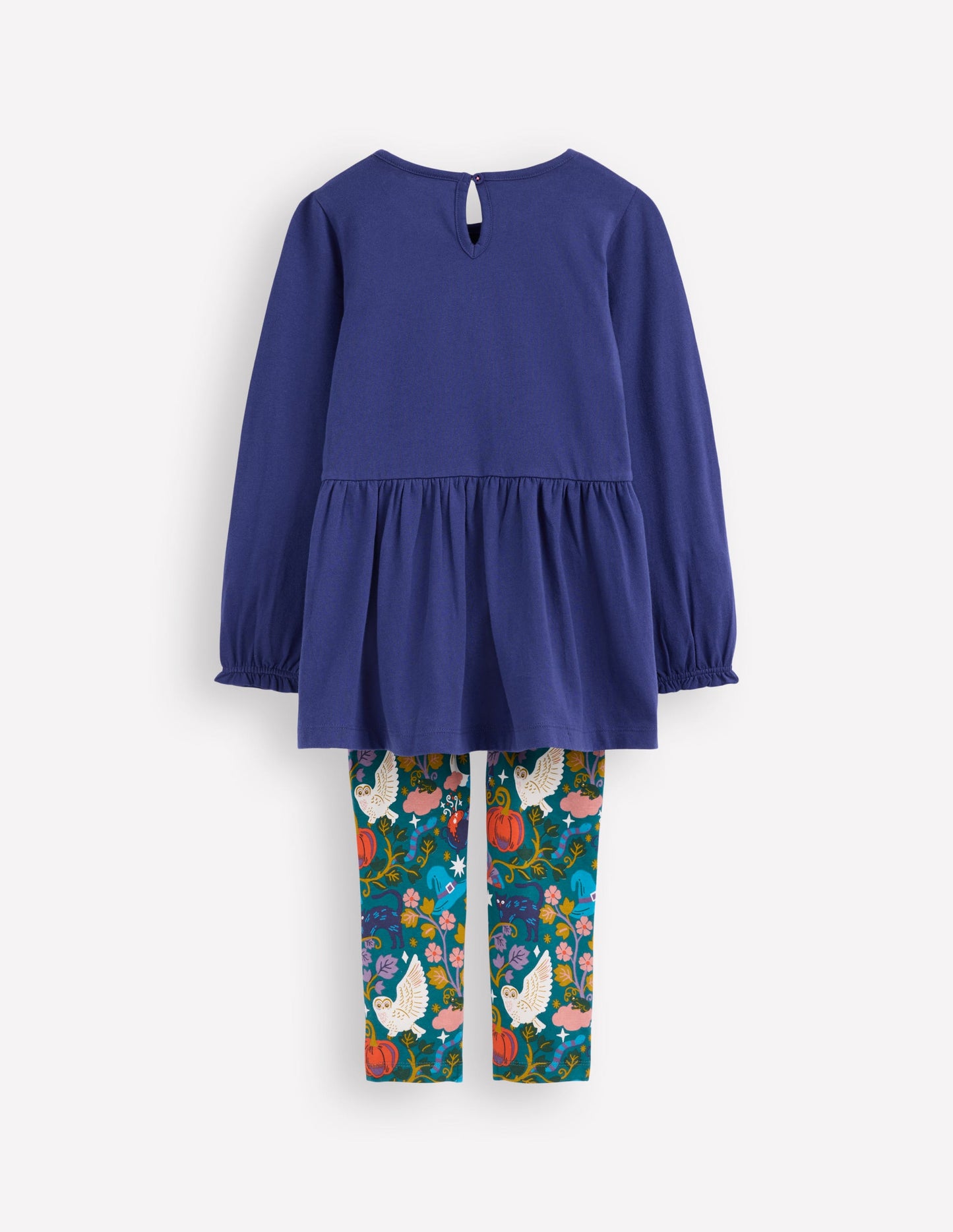 Applique Tunic Set-Starboard Blue