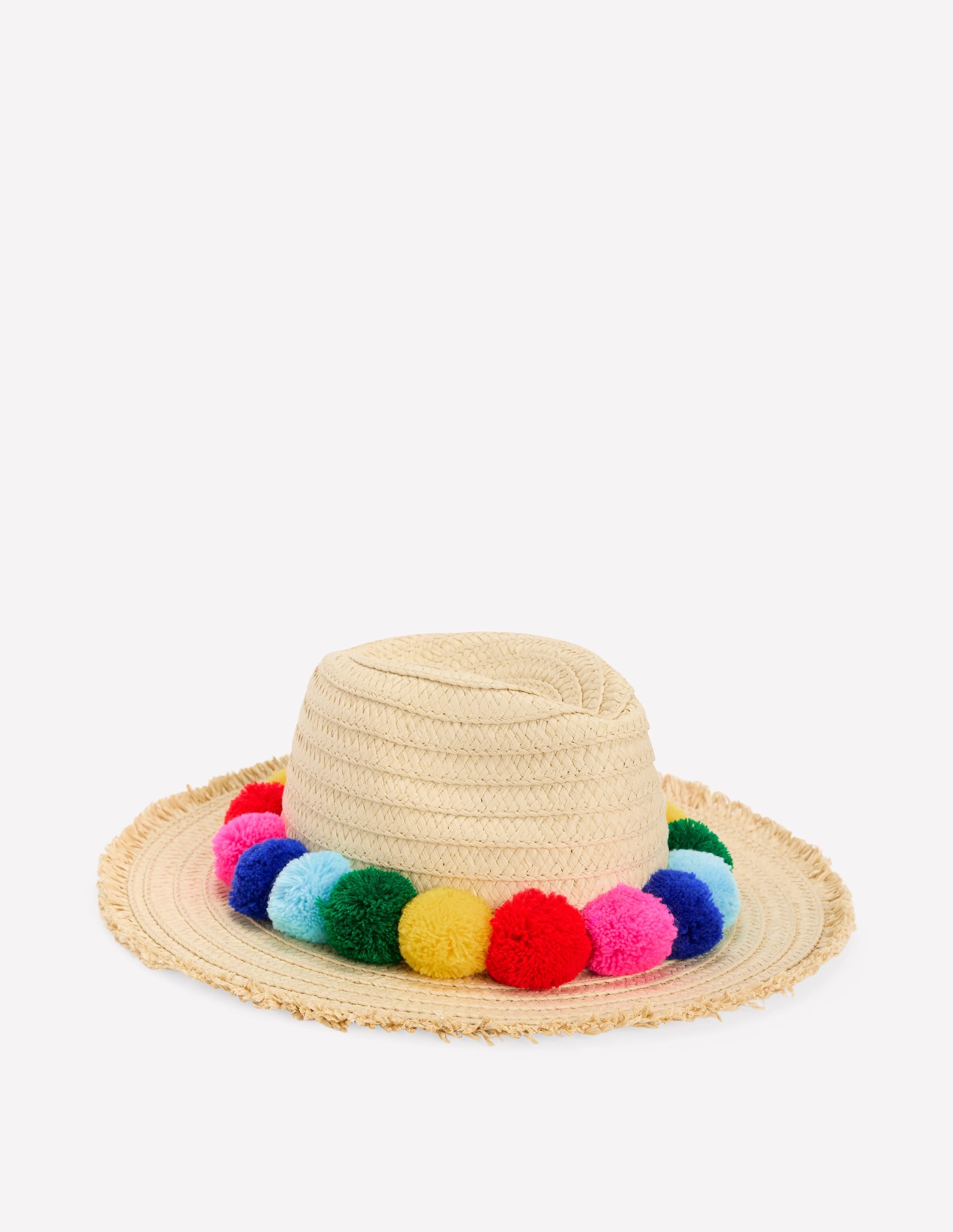 Straw Hat-Multi Pom - Image 2