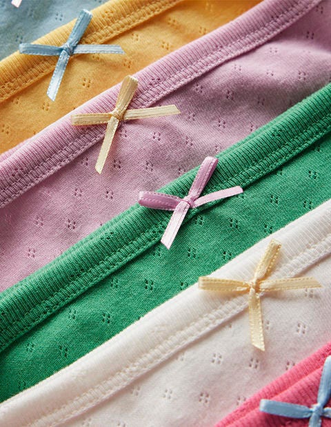 7-pack Pointelle Pants-Multi Colours