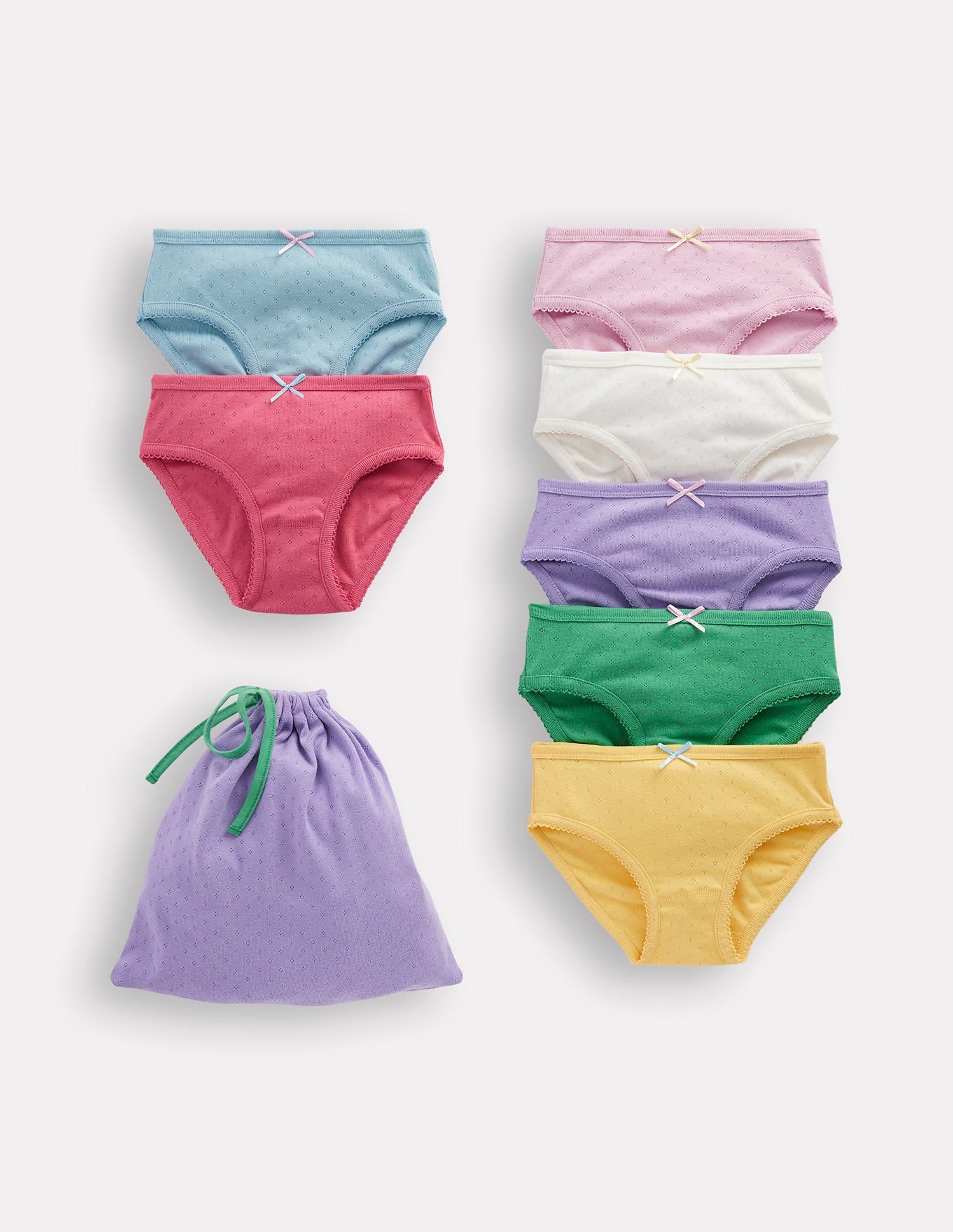 7-pack Pointelle Pants-Multi Colours - Image 1