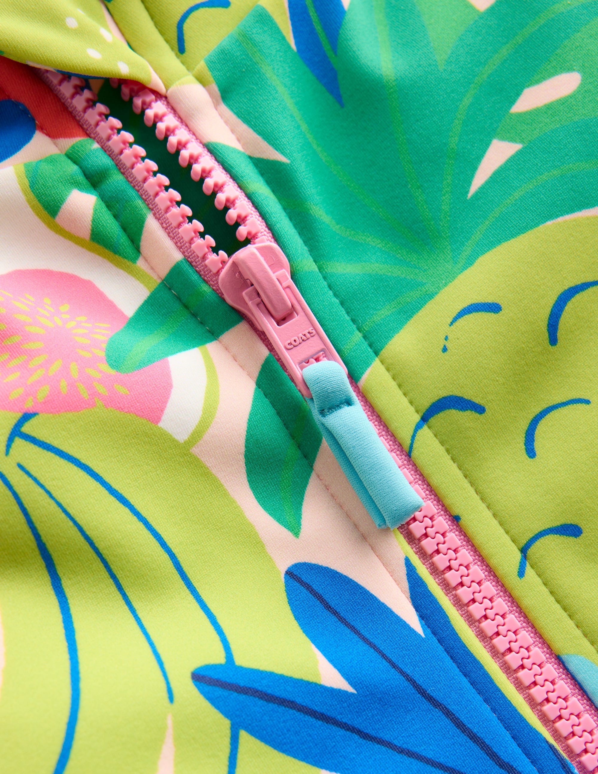 Short-sleeved Swimsuit-Multi Tropical Fruit - Image 3