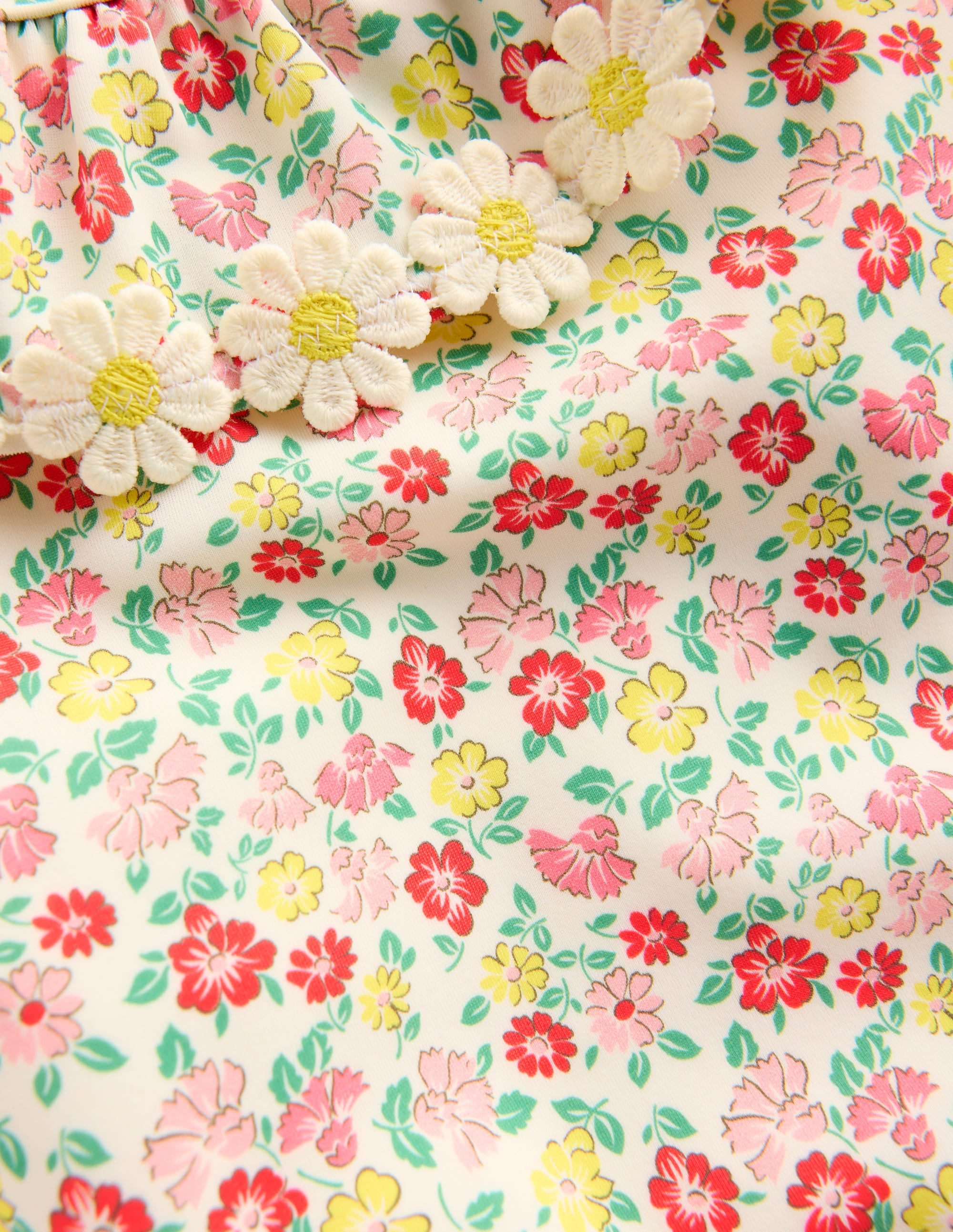 Lila One Shoulder Swimsuit-Multi Summer Flowerbed - Image 3