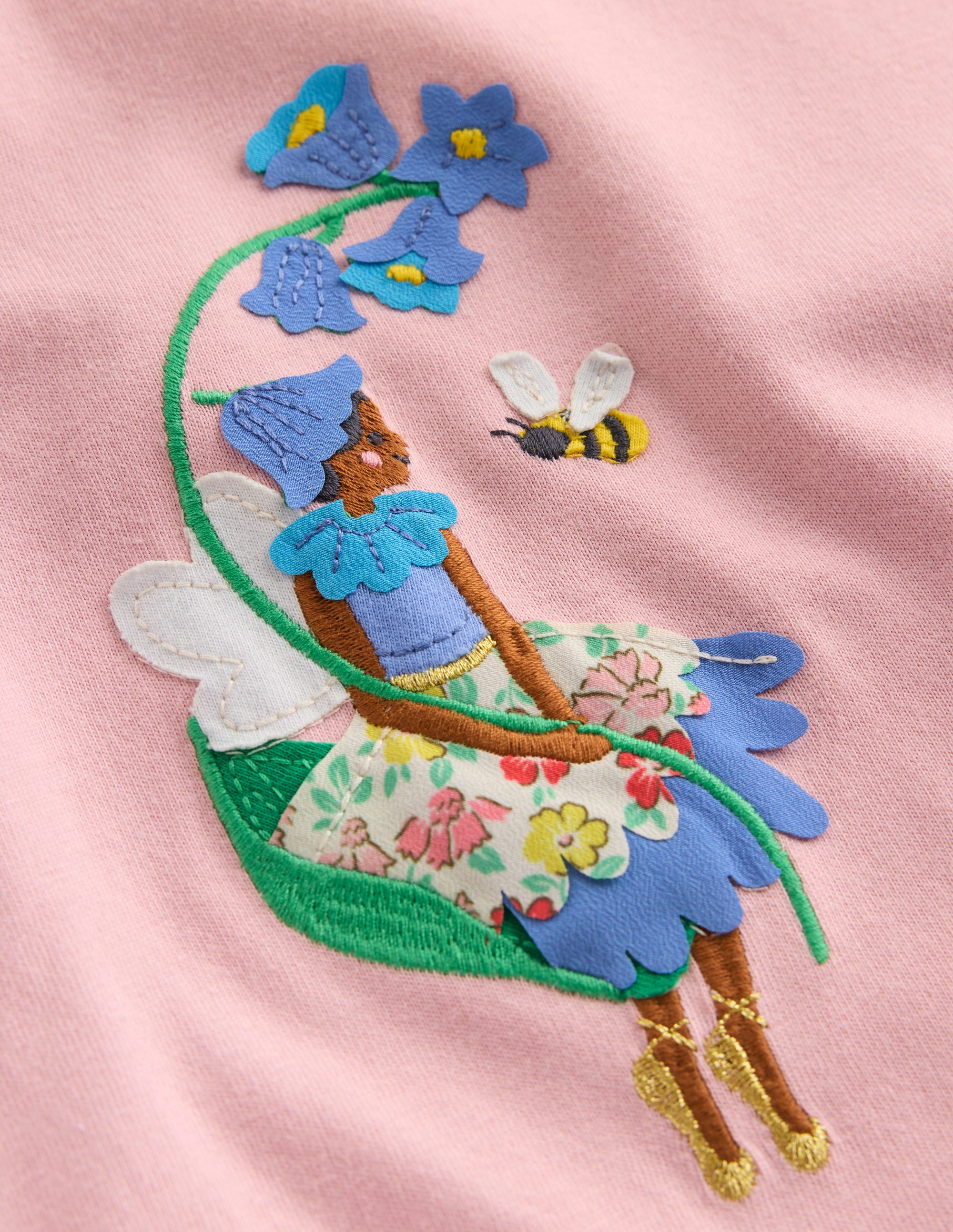 Frill Sleeve Tunic Set-Vintage Pink Fairies - Image 3
