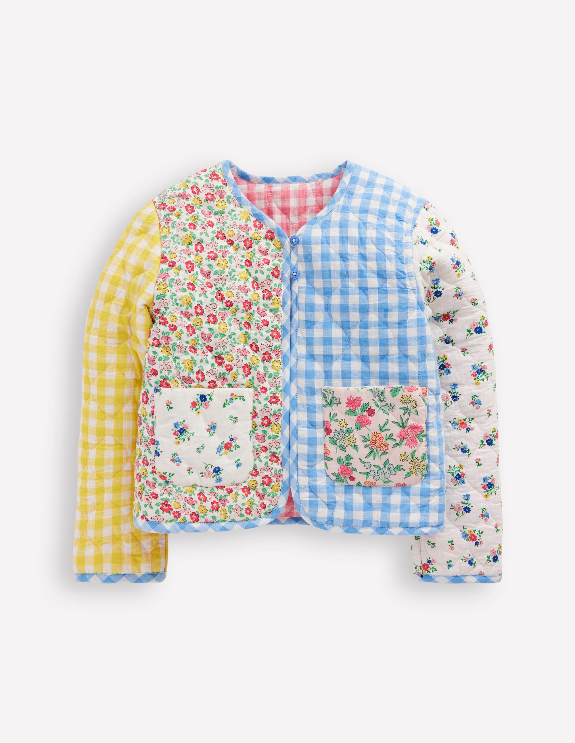 Aurore Reversible Jacket-Patchwork Floral - Image 1