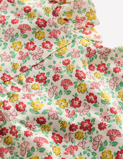 Short Sleeve Nightie-Multi Summer Flowerbed-6