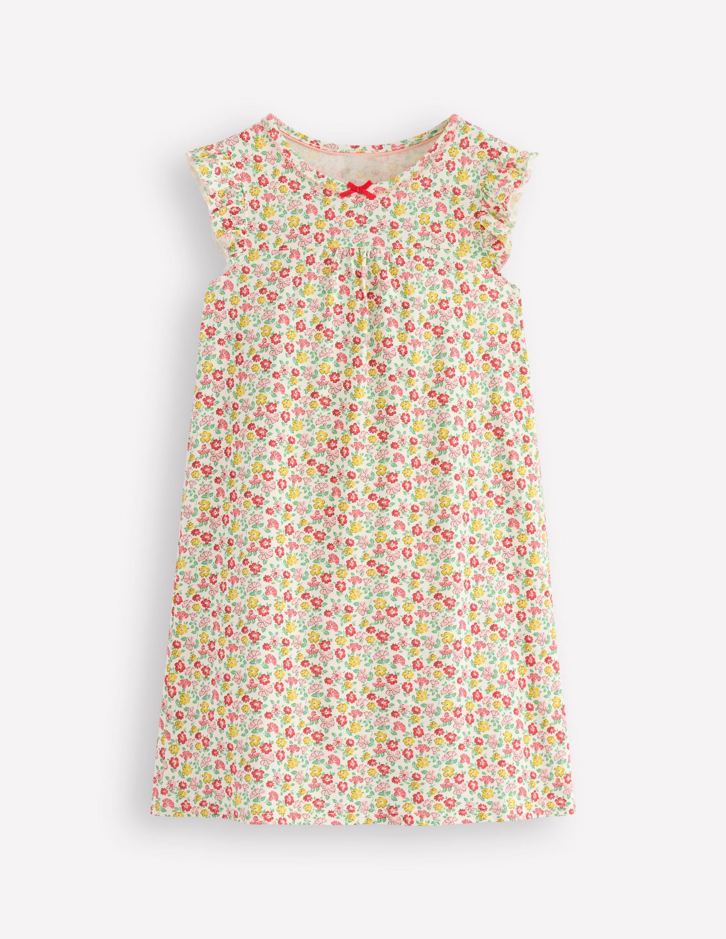 Short Sleeve Nightie-Multi Summer Flowerbed