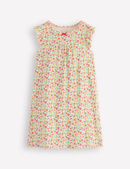Short Sleeve Nightie-Multi Summer Flowerbed-4