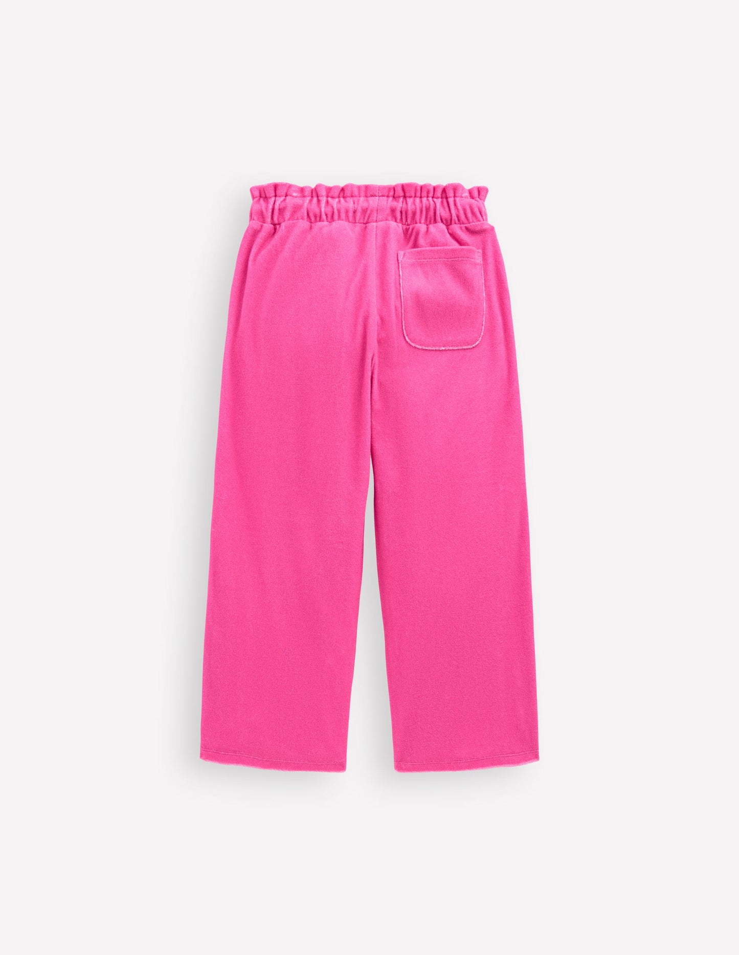 Towelling Trousers-Sorbet Pink