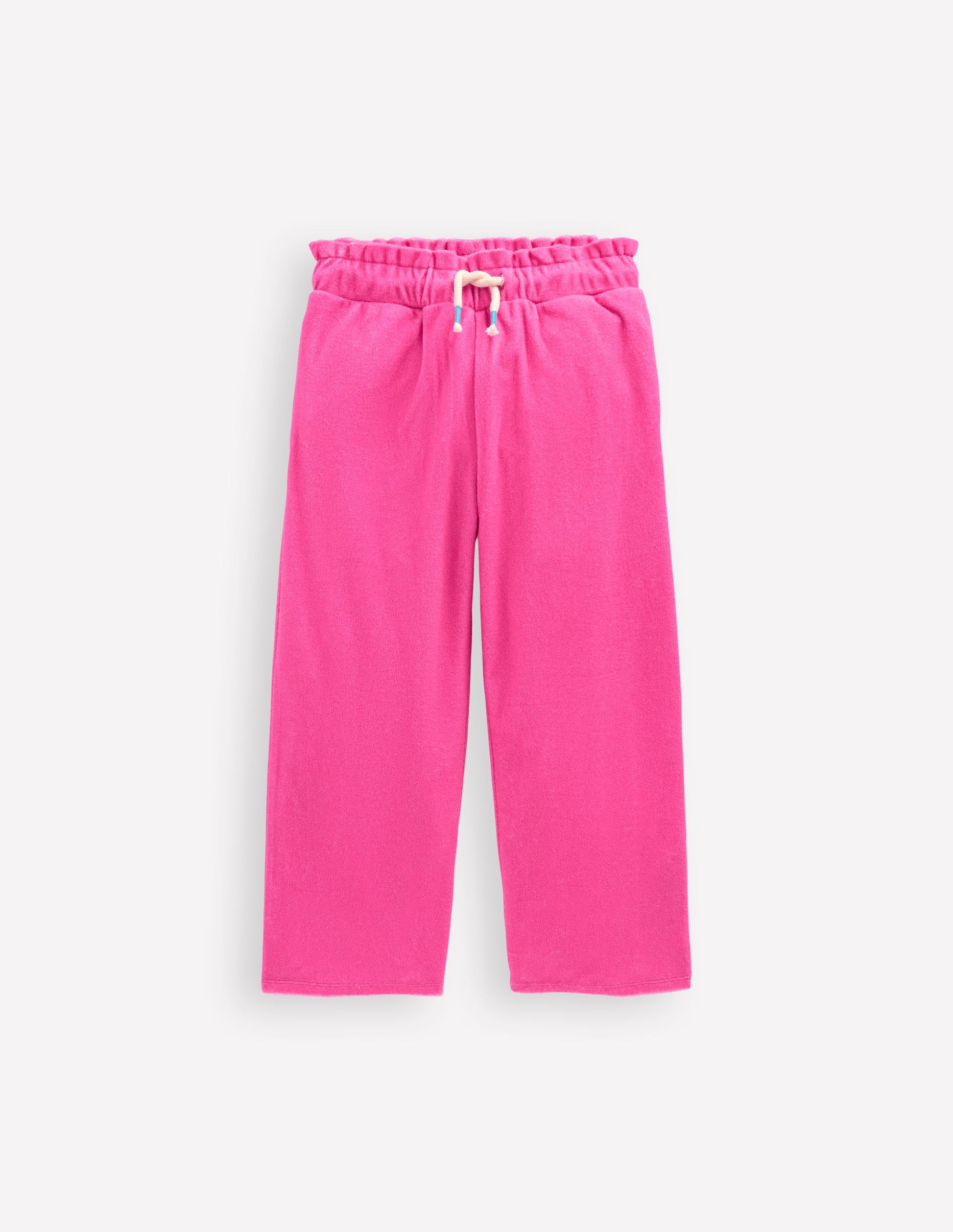 Towelling Trousers-Sorbet Pink-1
