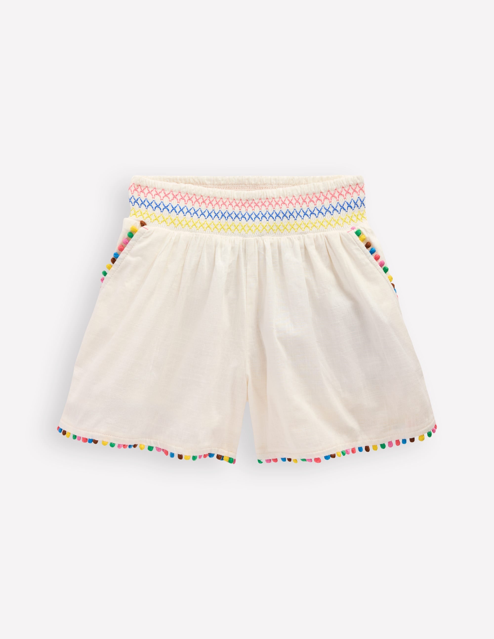 Pull-On Shorts-Soft Ivory - Image 1