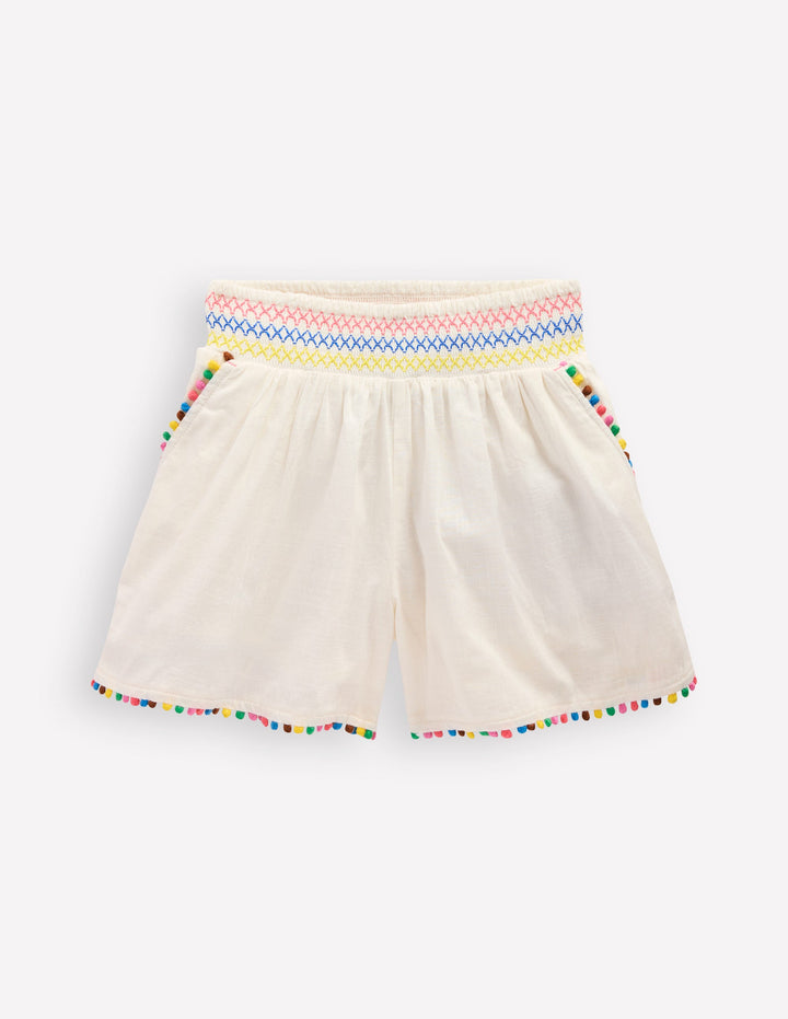 Pull-On Shorts-Soft Ivory