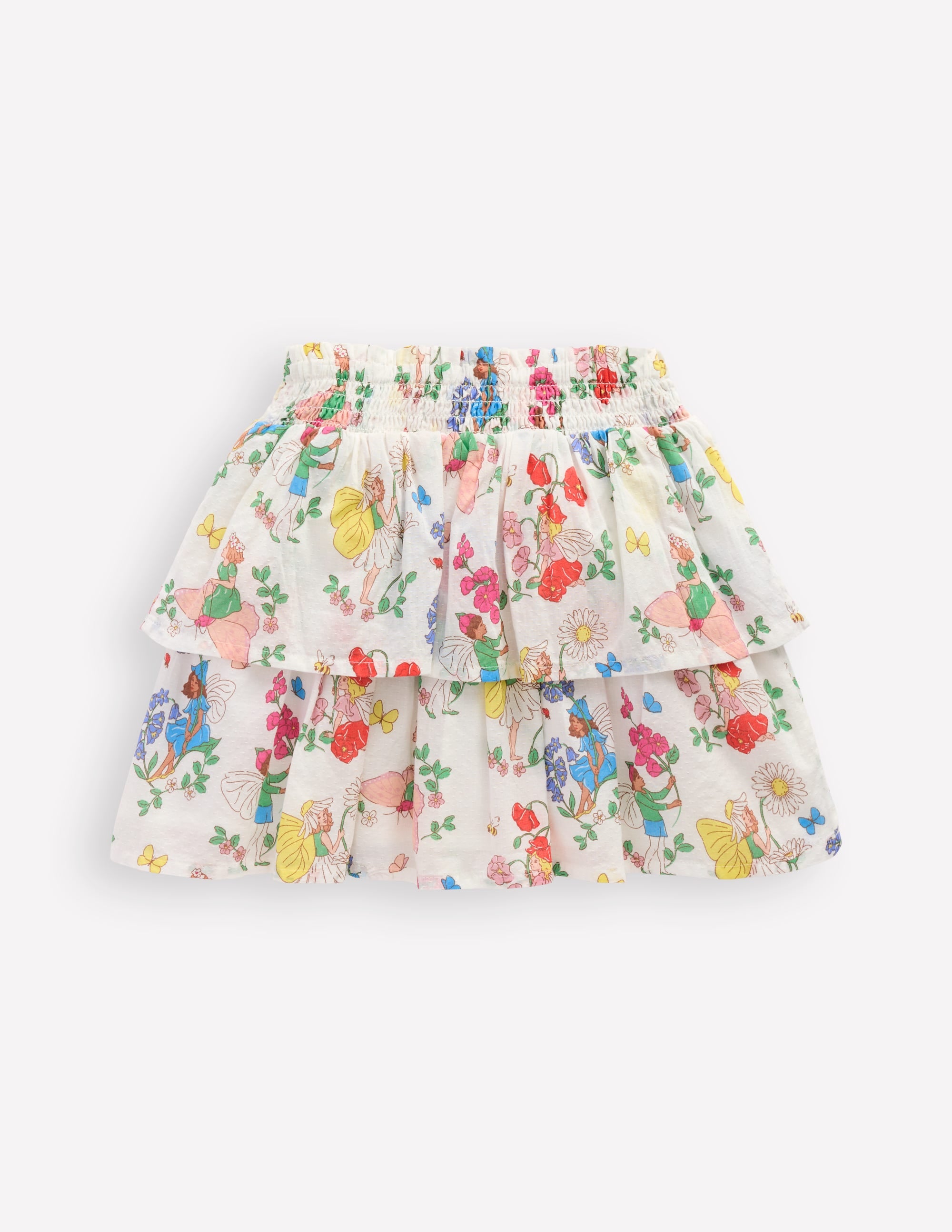 Tiered Woven Skirt-Multi Flower Fairy - Image 2